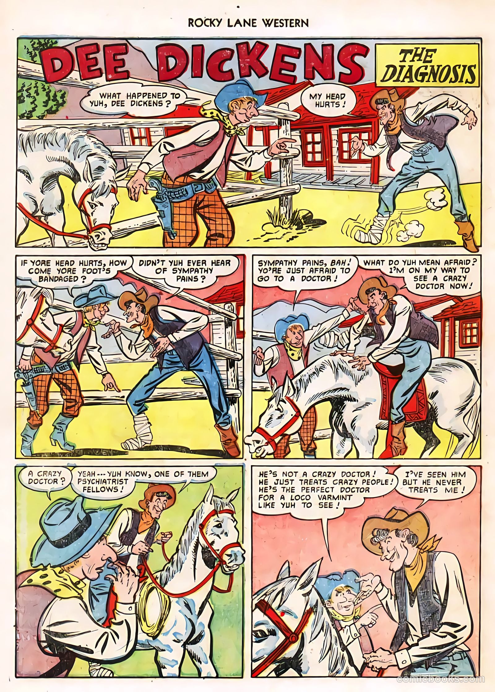 Rocky Lane Western #24 (1951) — page 36 of 48