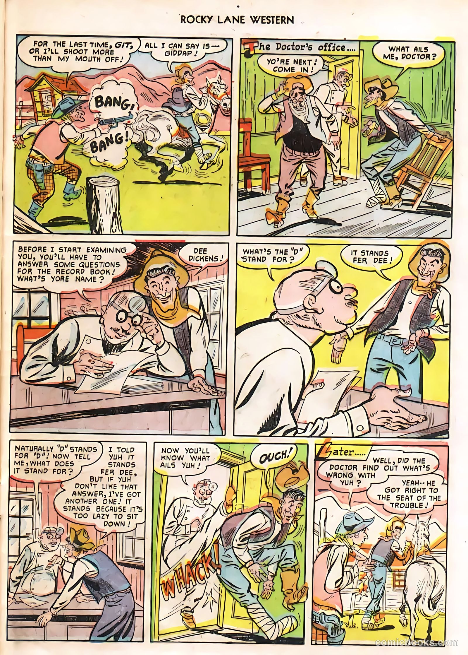 Rocky Lane Western #24 (1951) — page 39 of 48