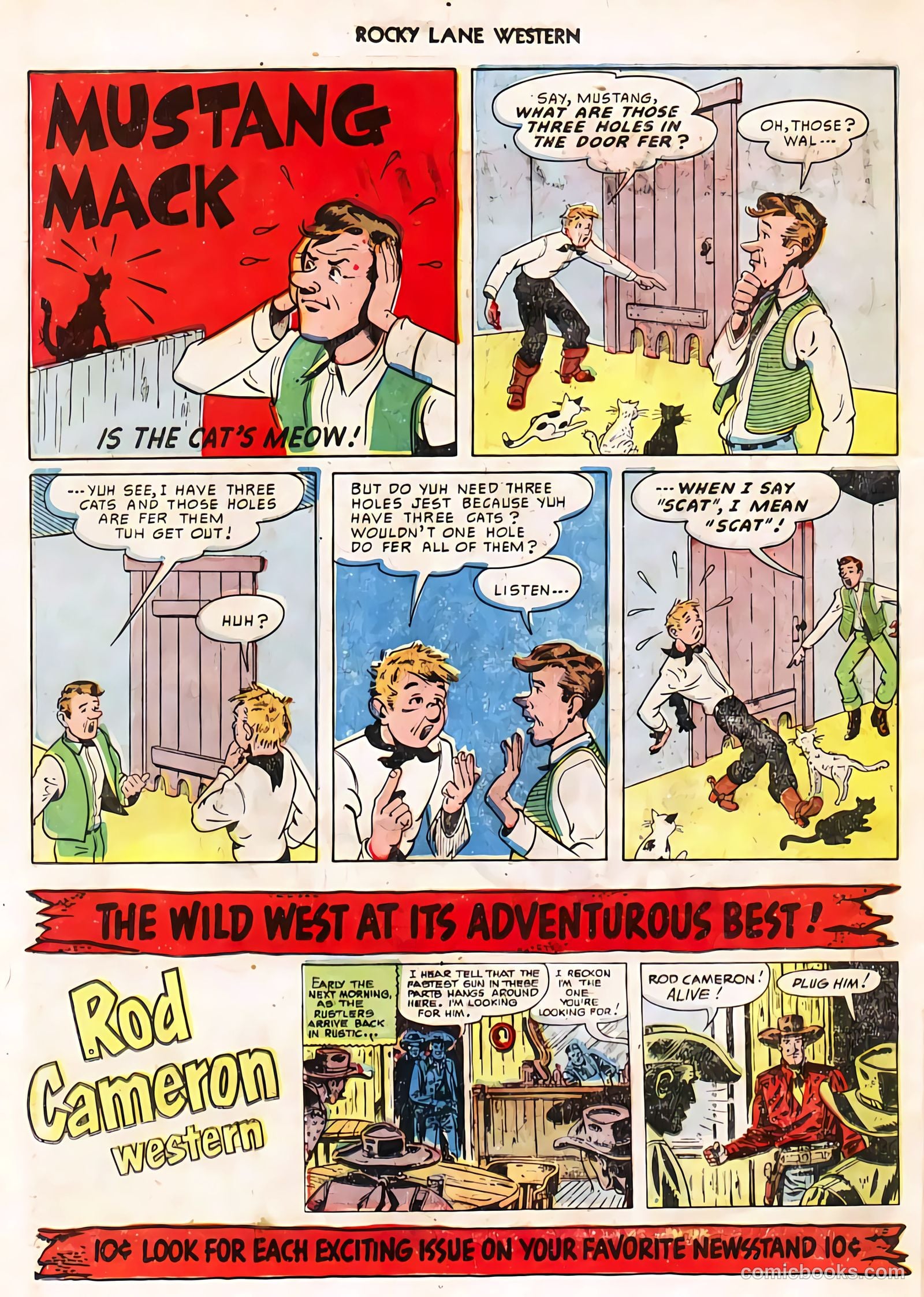 Rocky Lane Western #24 (1951) — page 40 of 48