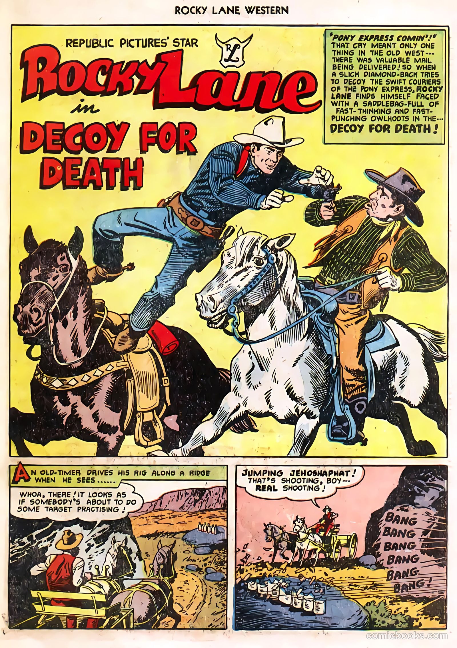 Rocky Lane Western #24 (1951) — page 41 of 48