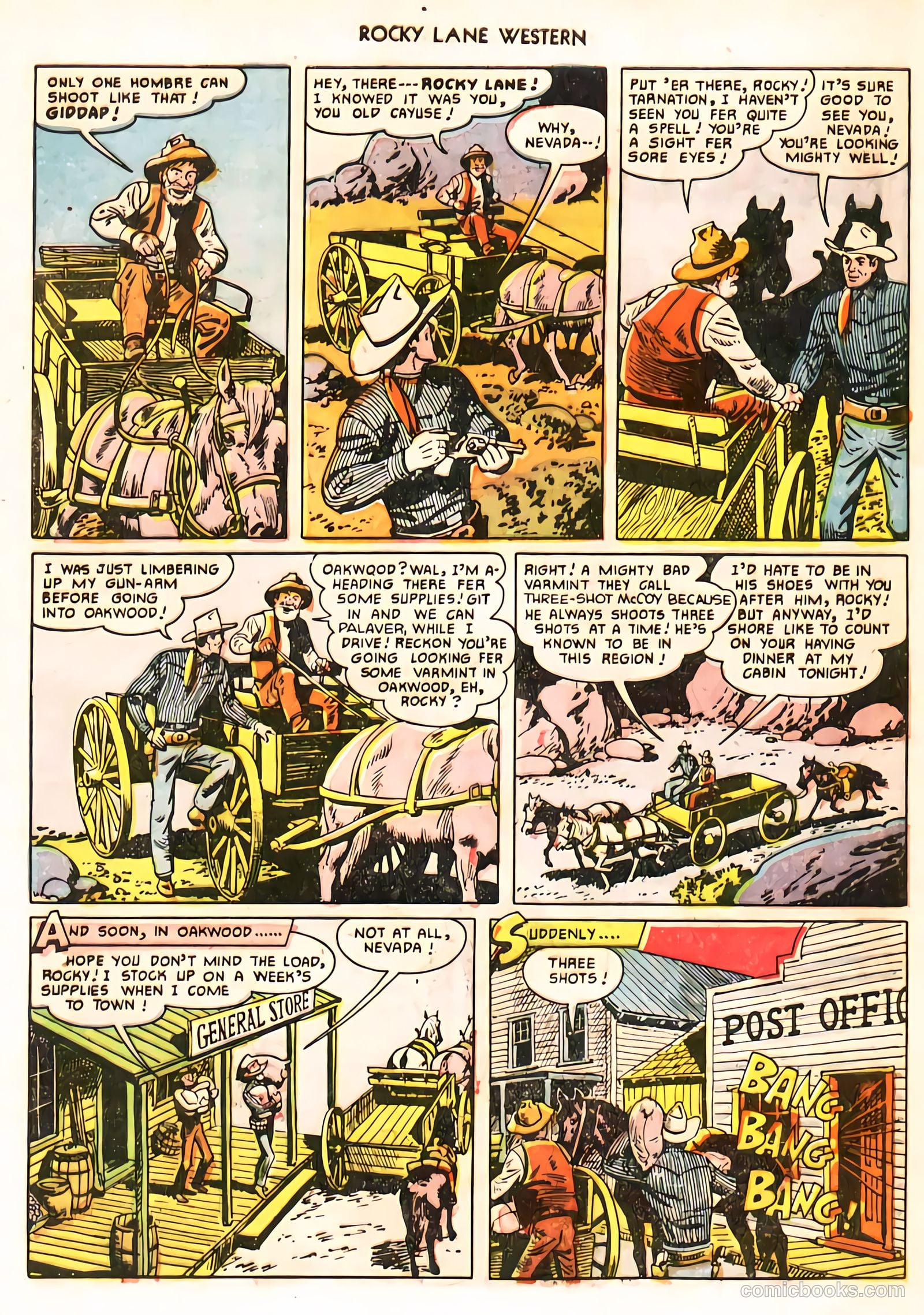 Rocky Lane Western #24 (1951) — page 42 of 48