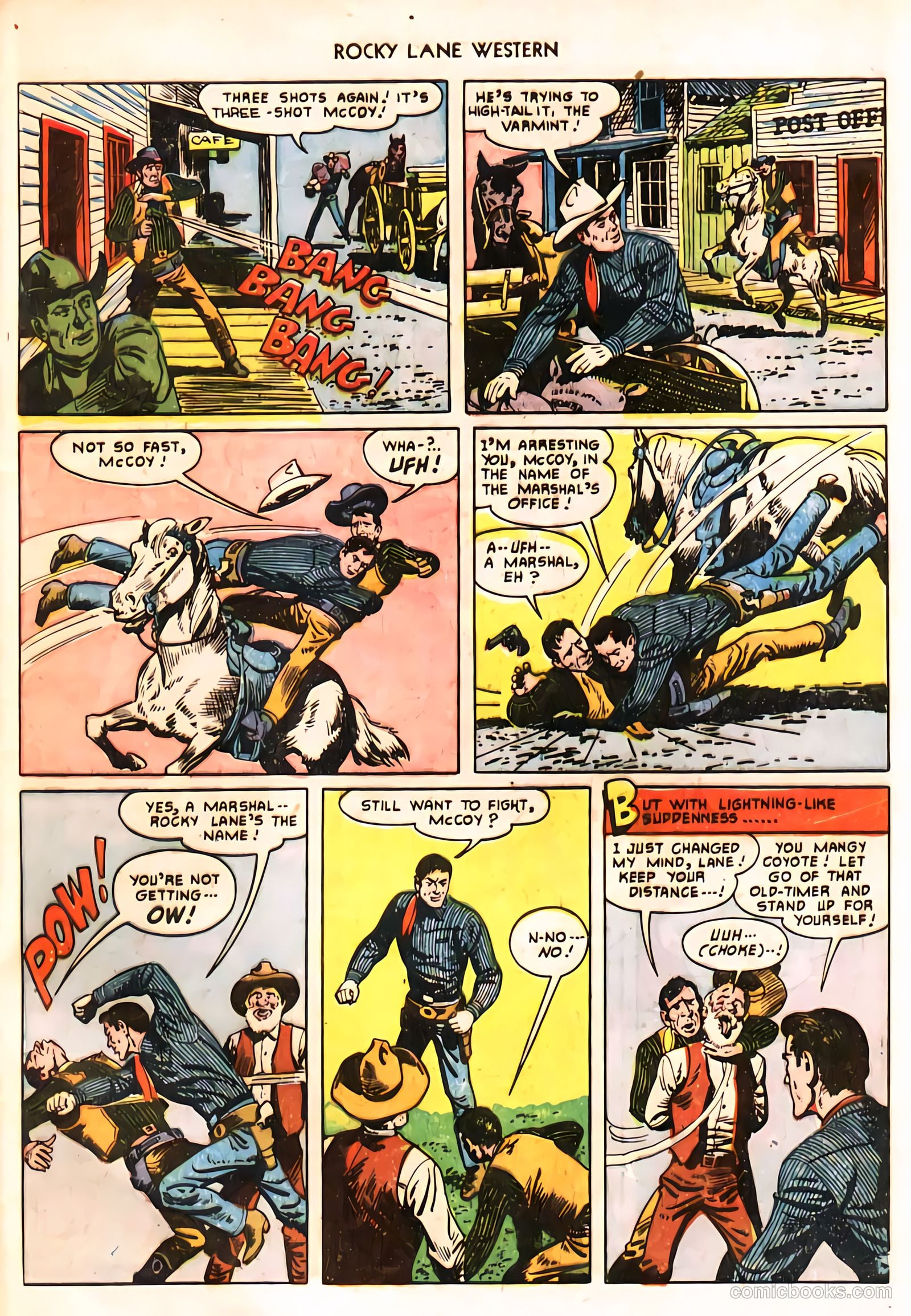 Rocky Lane Western #24 (1951) — page 43 of 48