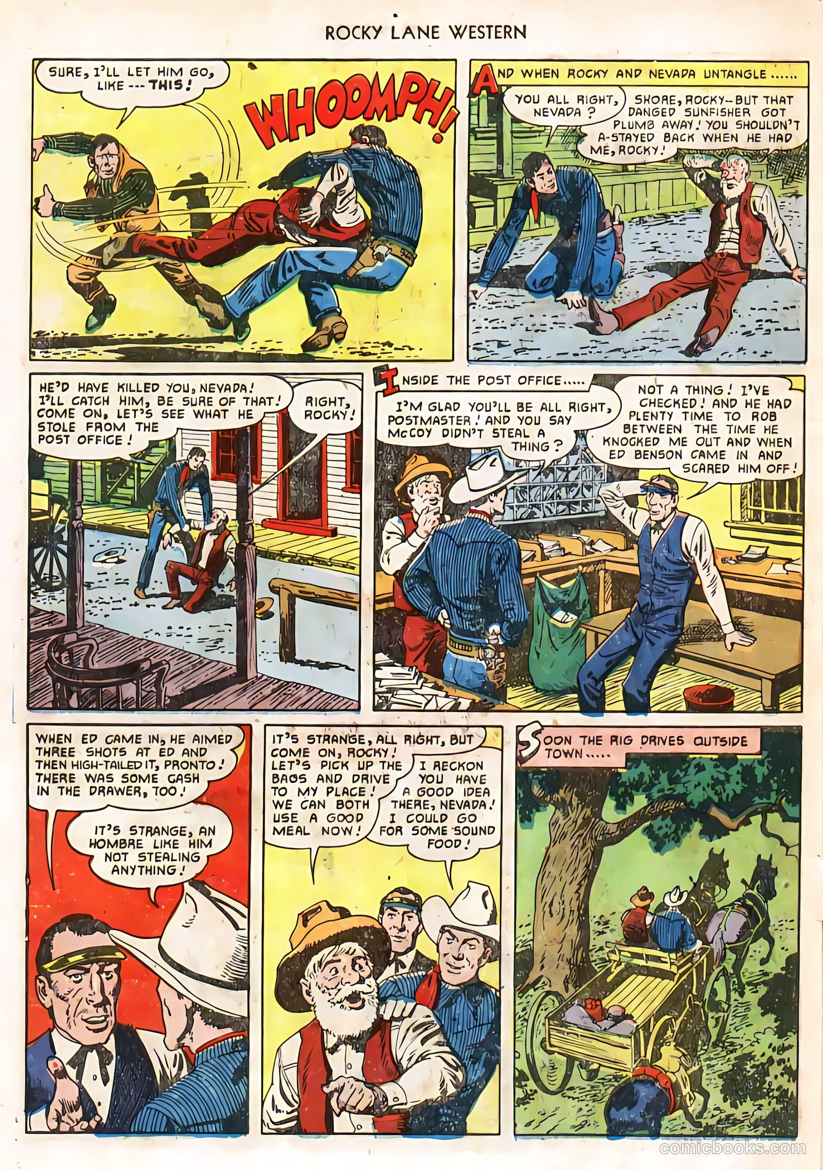 Rocky Lane Western #24 (1951) — page 44 of 48