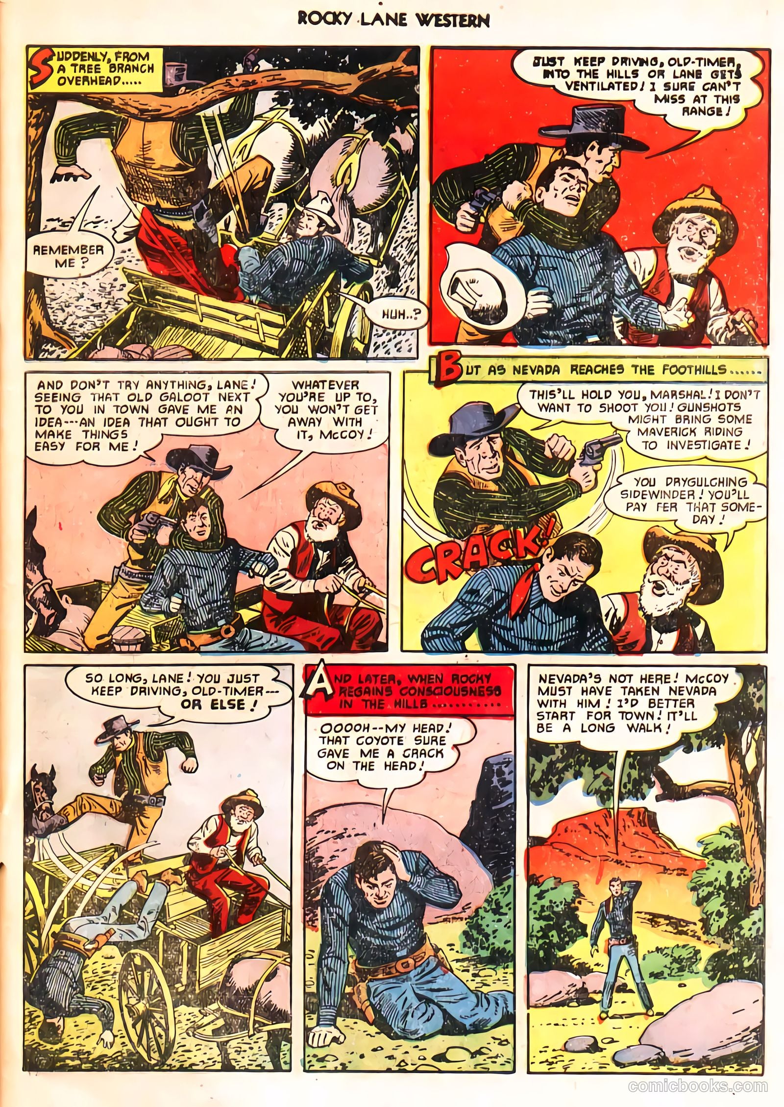 Rocky Lane Western #24 (1951) — page 45 of 48