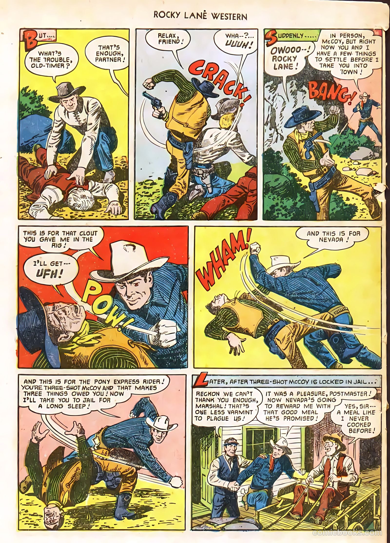 Rocky Lane Western #24 (1951) — page 48 of 48