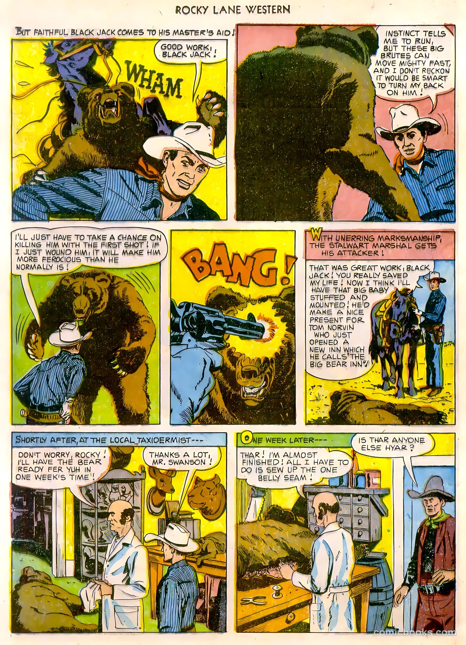 Rocky Lane Western #47 (1953) — page 11