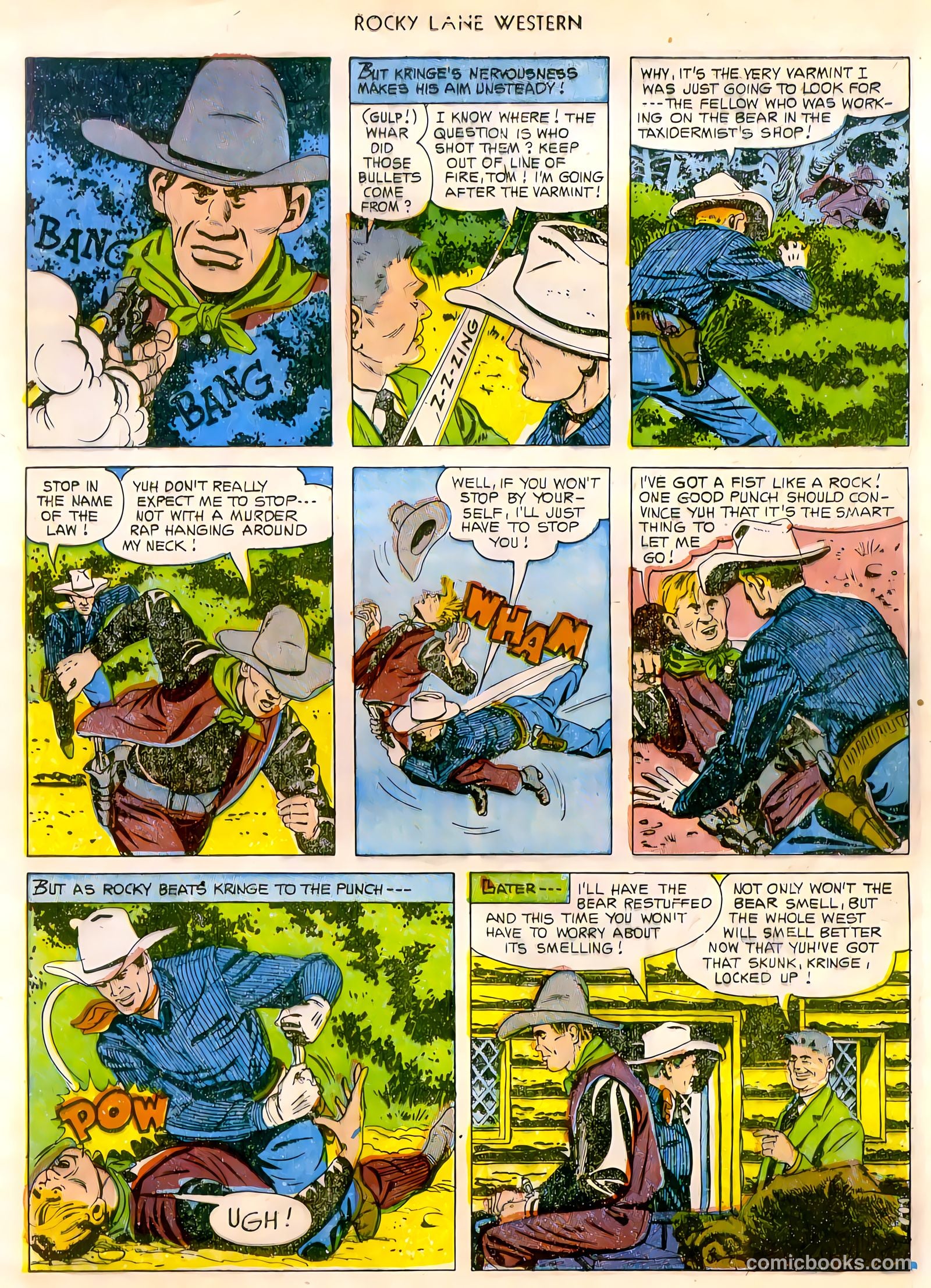 Rocky Lane Western #47 (1953) — page 16