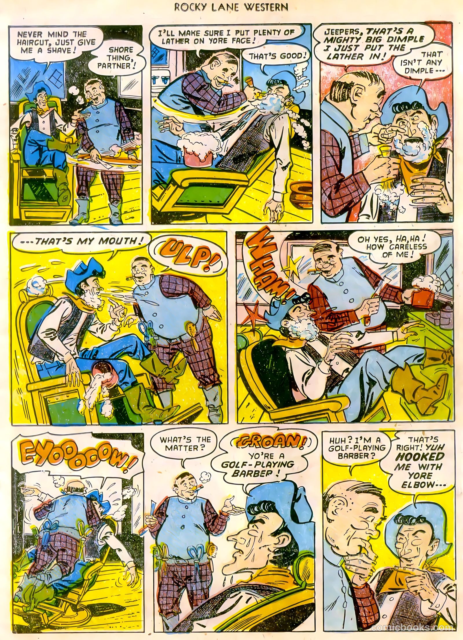 Rocky Lane Western #47 (1953) — page 18