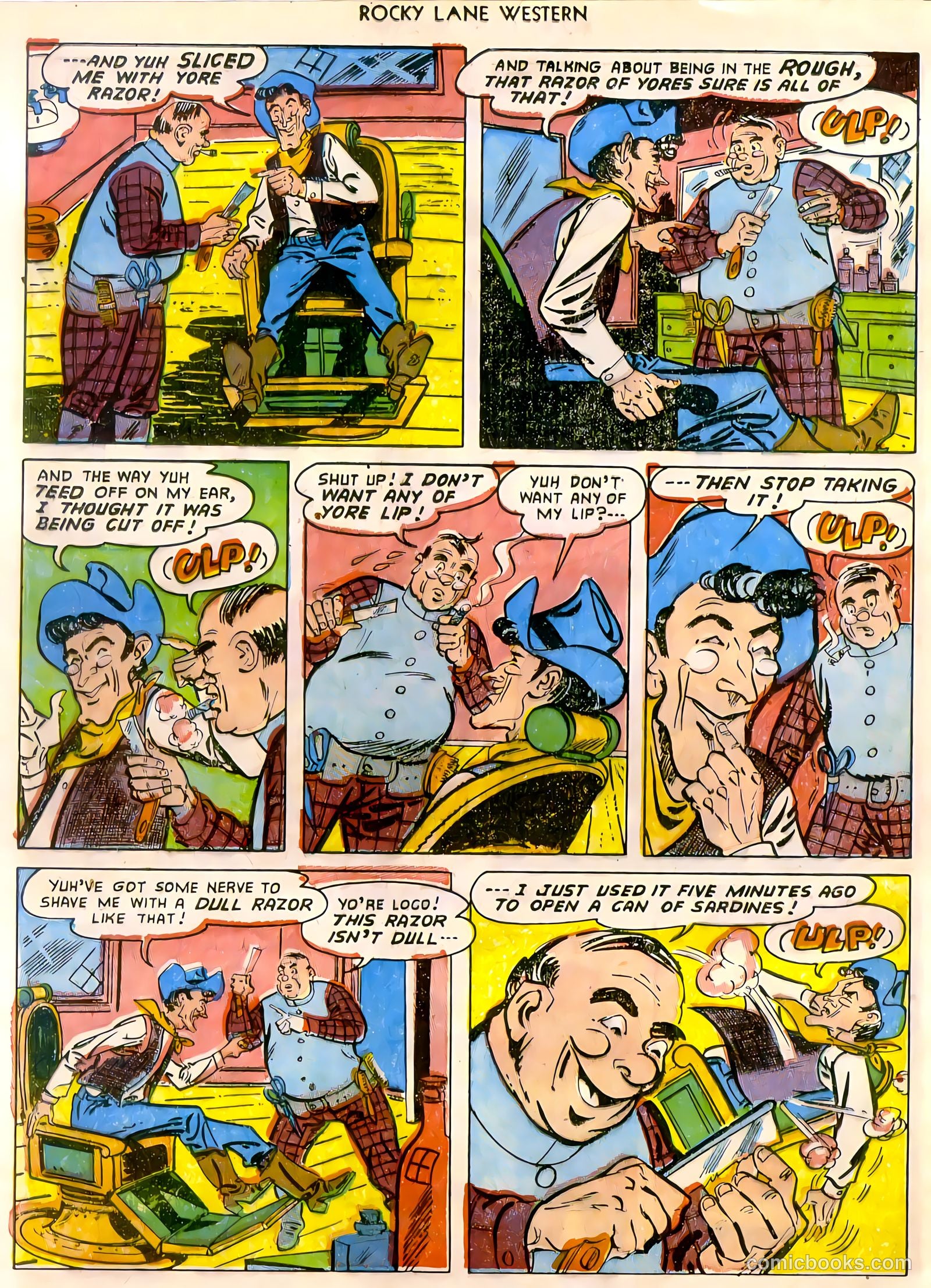 Rocky Lane Western #47 (1953) — page 19