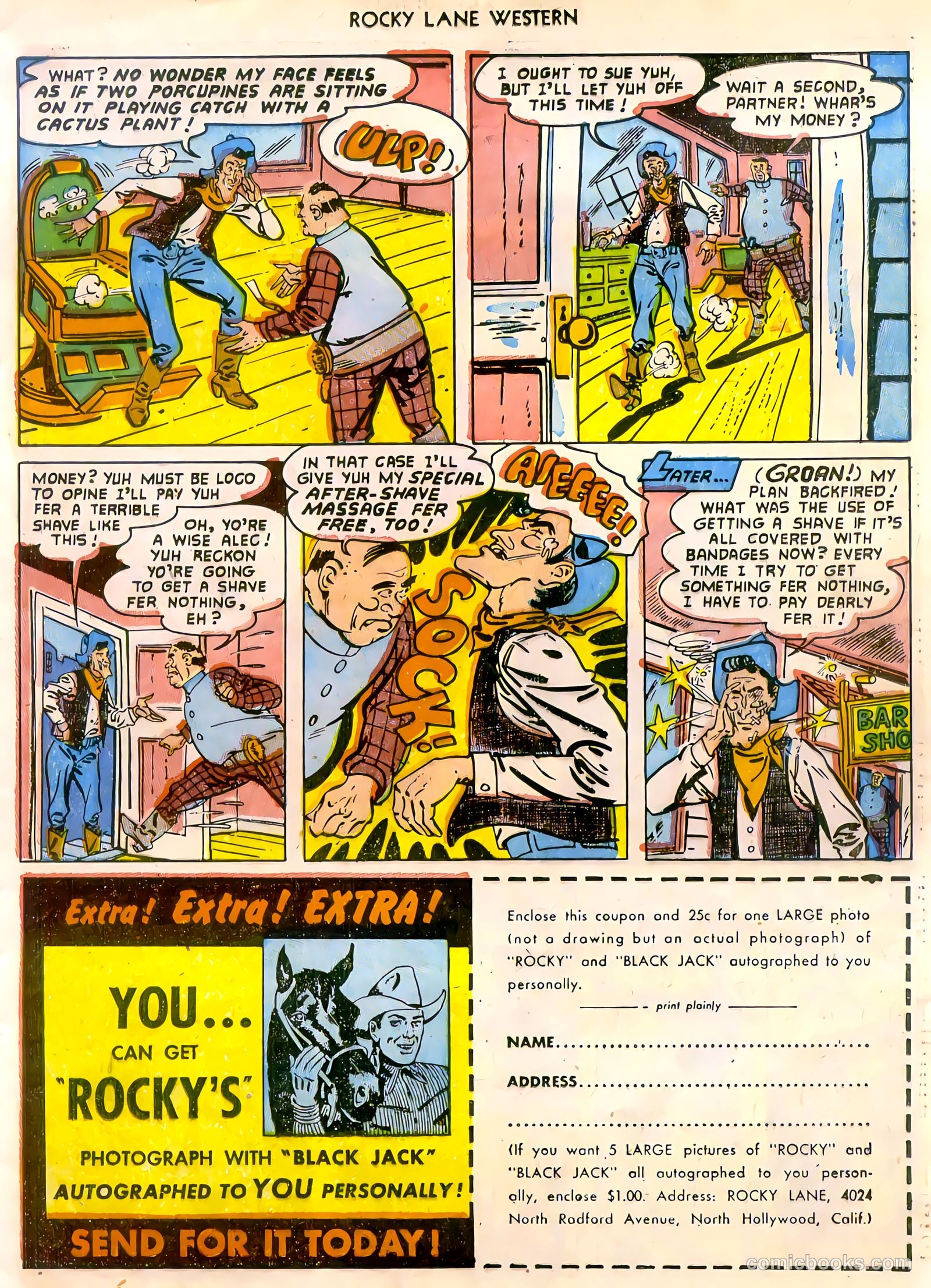Rocky Lane Western #47 (1953) — page 20