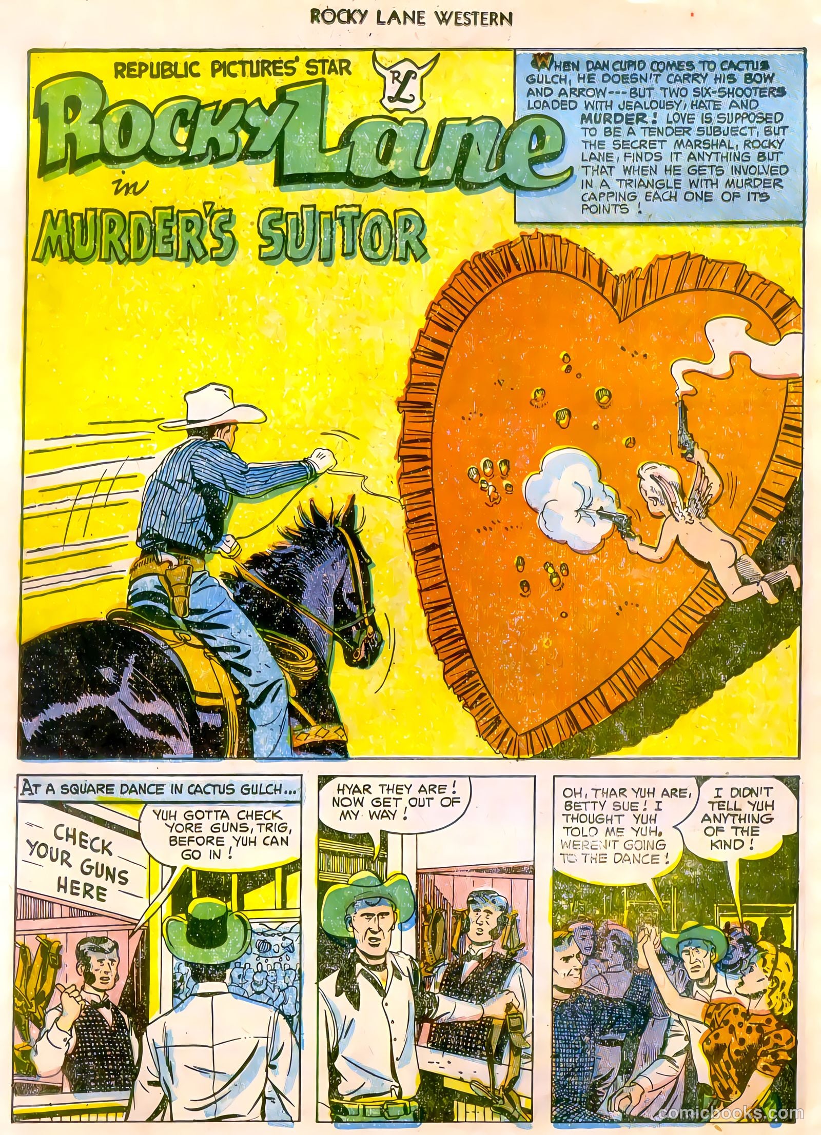 Rocky Lane Western #47 (1953) — page 21