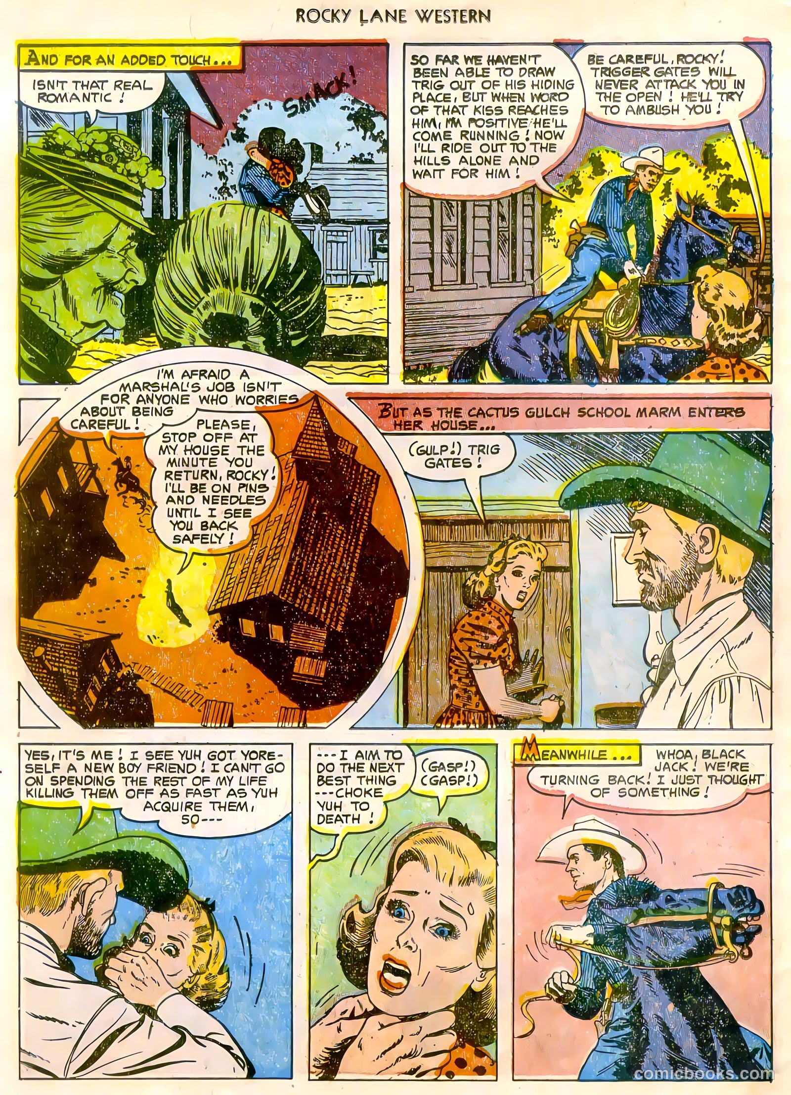 Rocky Lane Western #47 (1953) — page 25