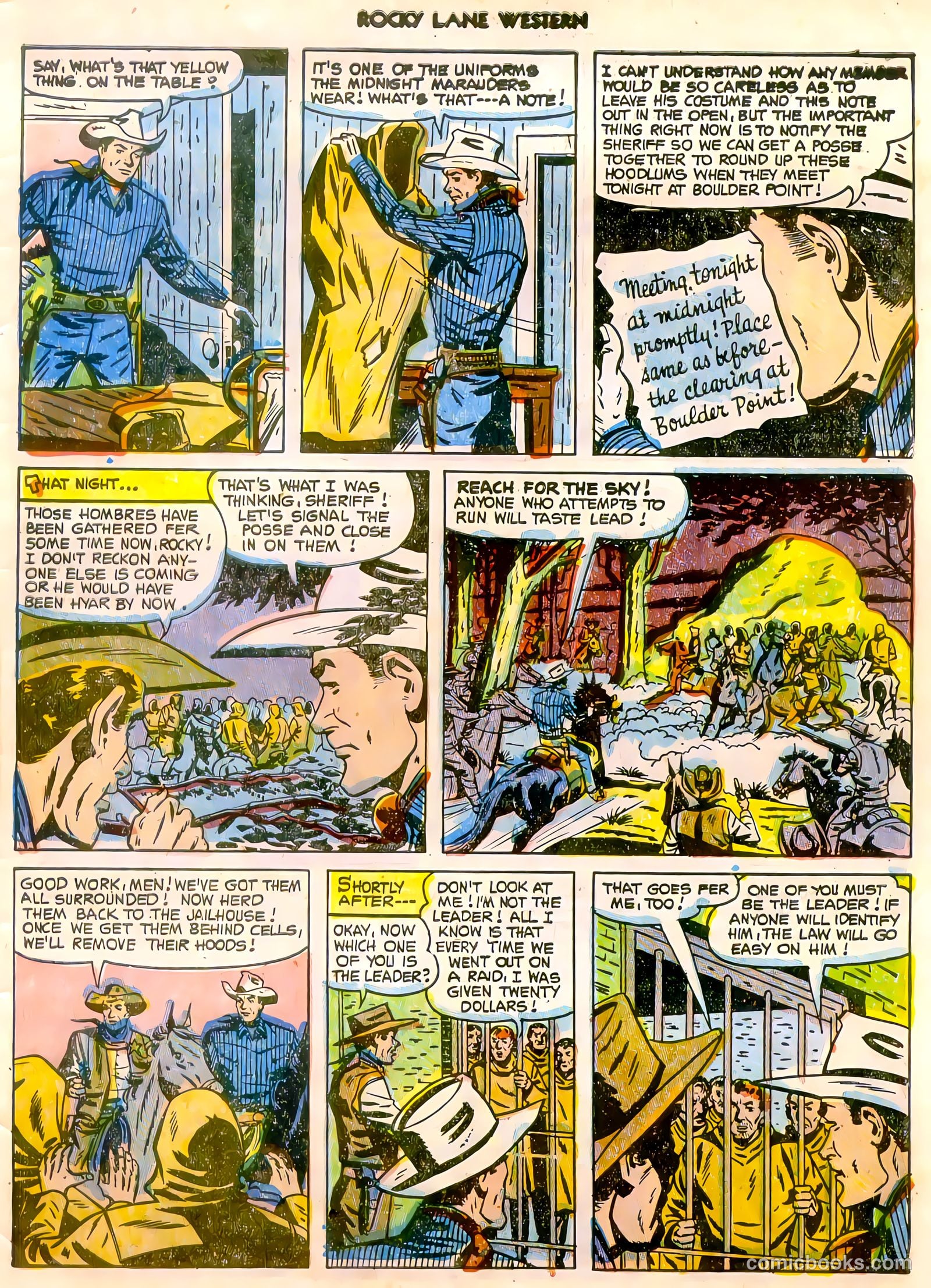 Rocky Lane Western #47 (1953) — page 30