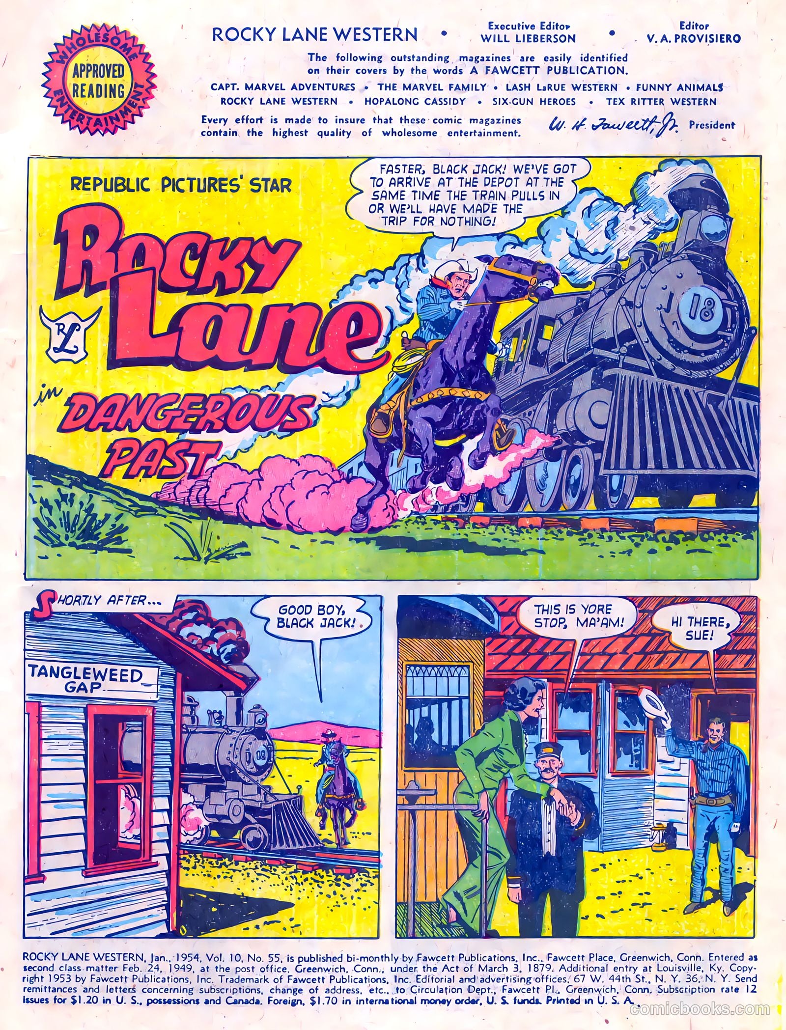 Rocky Lane Western #55 (1954) — page 3