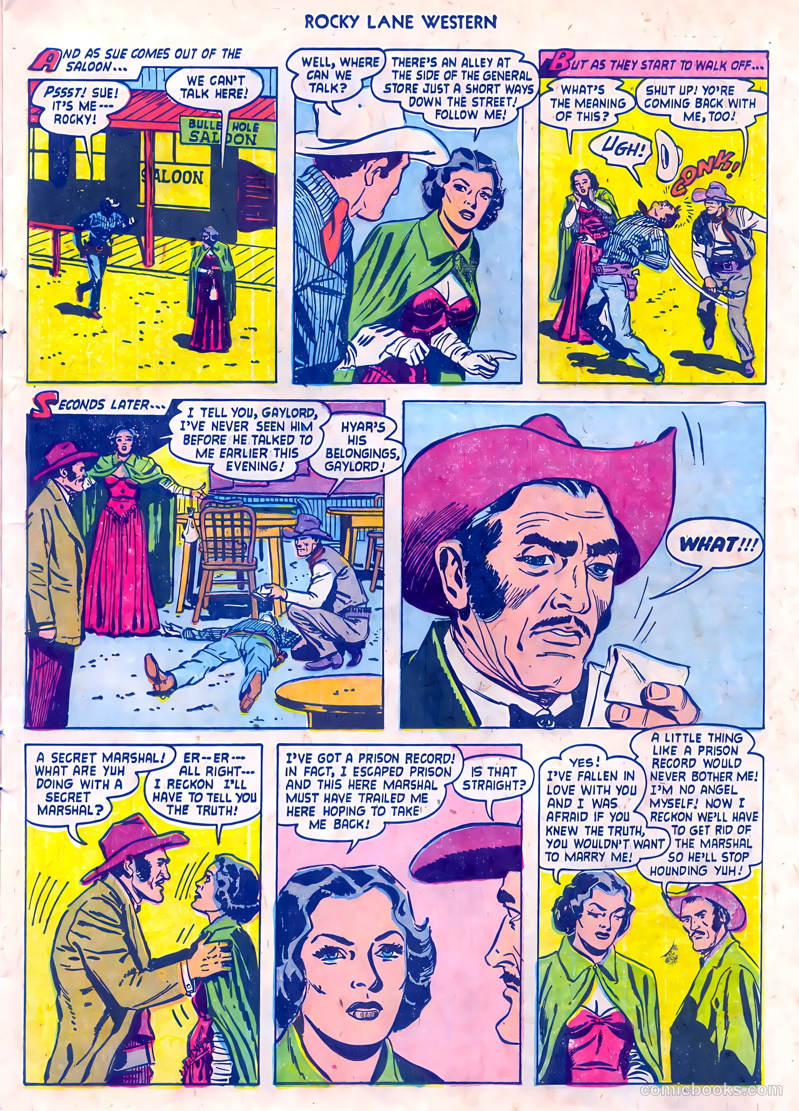 Rocky Lane Western #55 (1954) — page 11