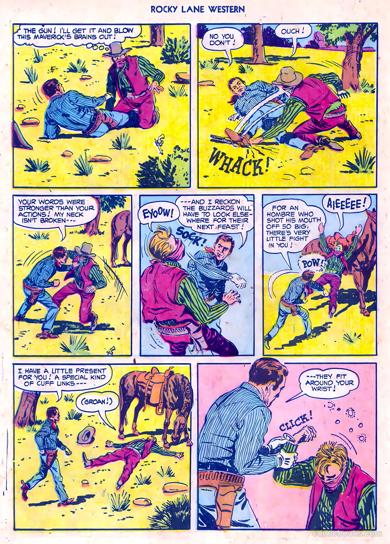 Rocky Lane Western #55 (1954) — page 26