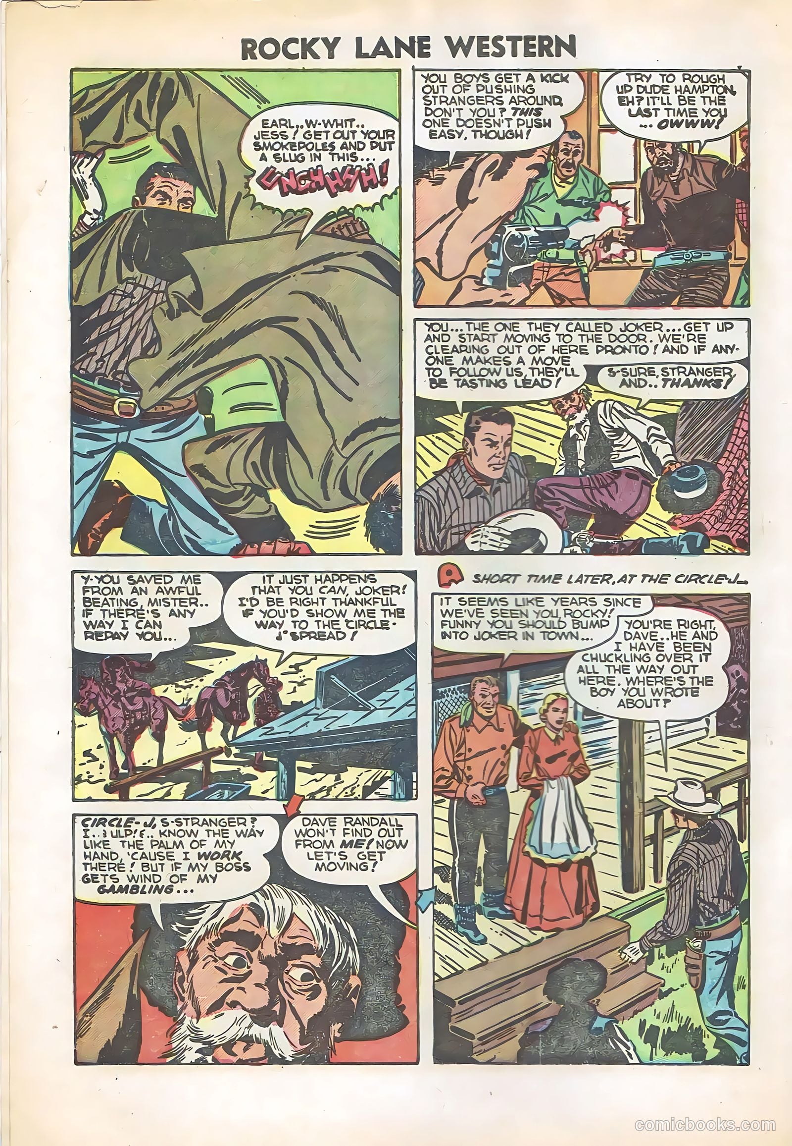 Rocky Lane Western #57 (1950) — page 6 of 36