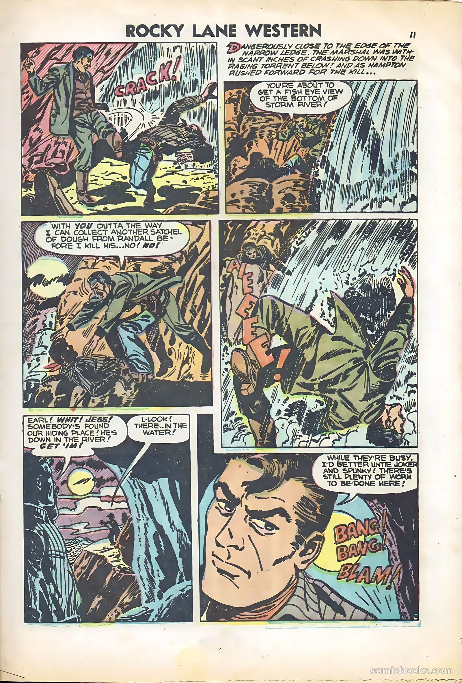 Rocky Lane Western #57 (1950) — page 13 of 36
