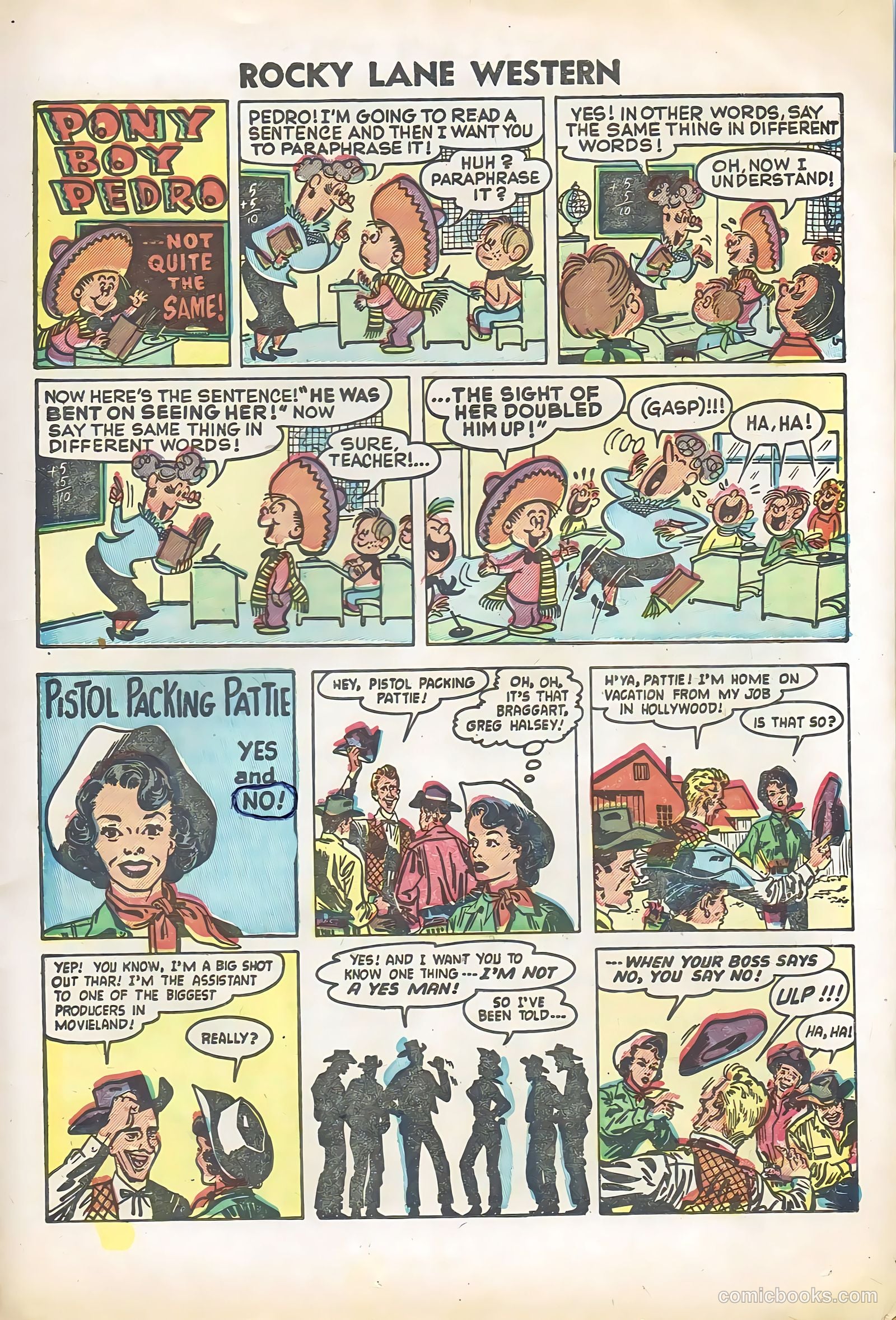 Rocky Lane Western #57 (1950) — page 15 of 36