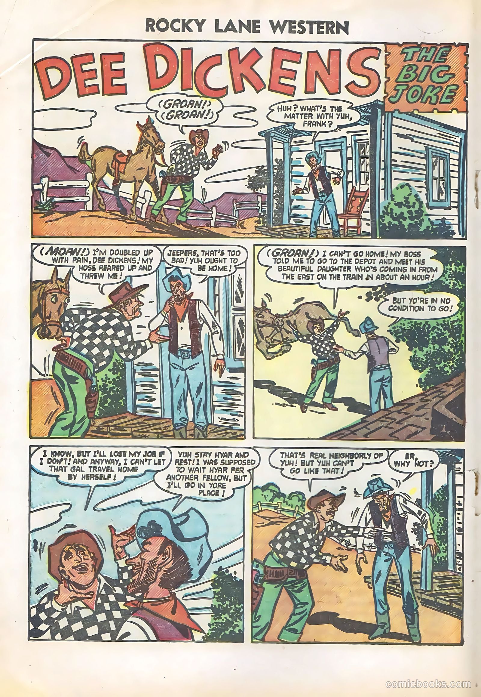 Rocky Lane Western #57 (1950) — page 18 of 36