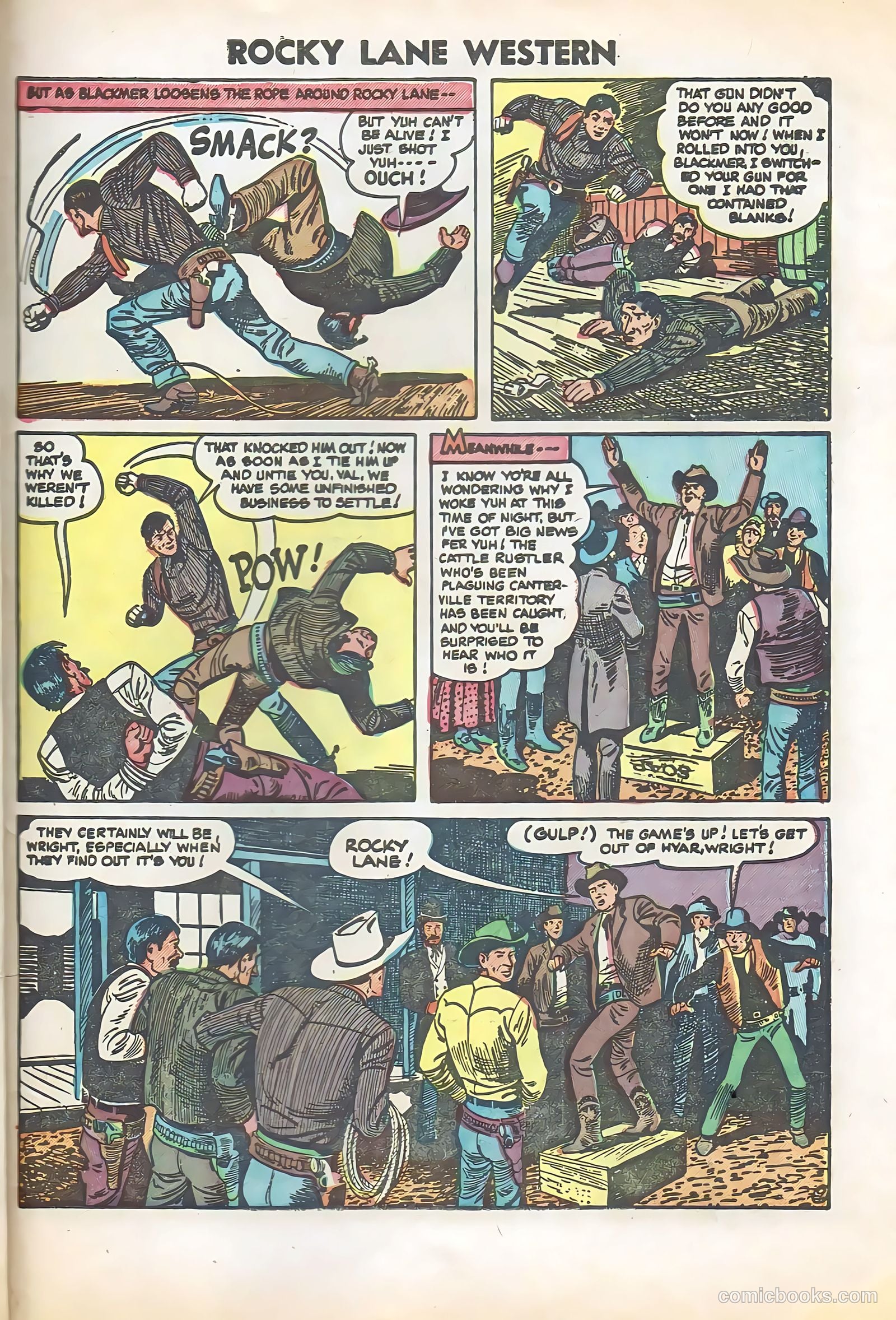 Rocky Lane Western #57 (1950) — page 31 of 36