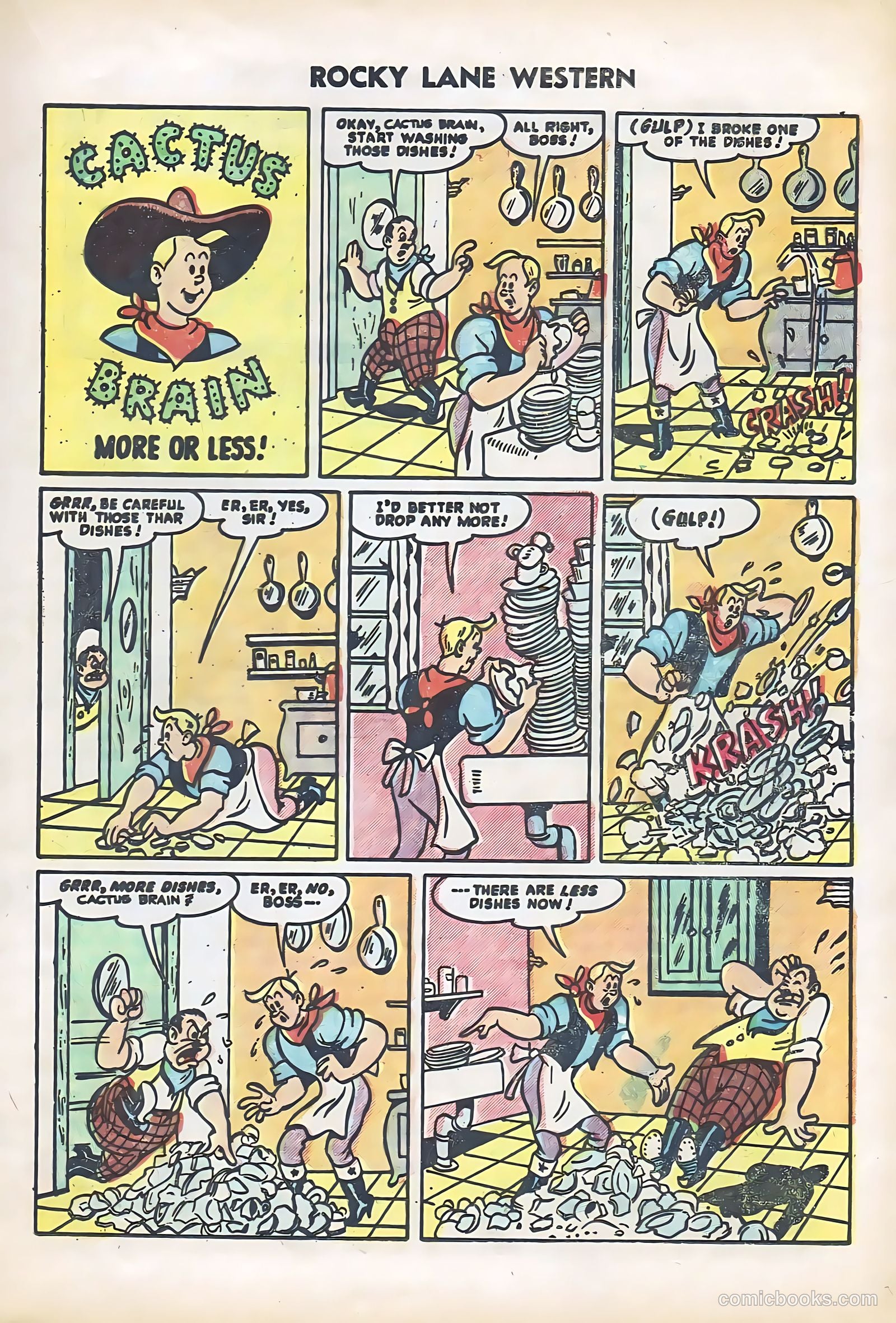Rocky Lane Western #61 (1951) — page 17 of 36