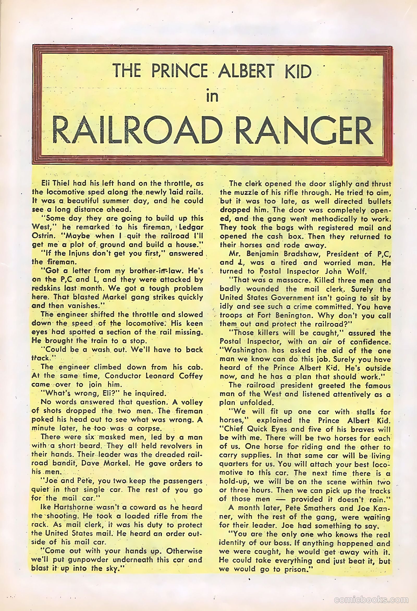 Rocky Lane Western #61 (1951) — page 18 of 36