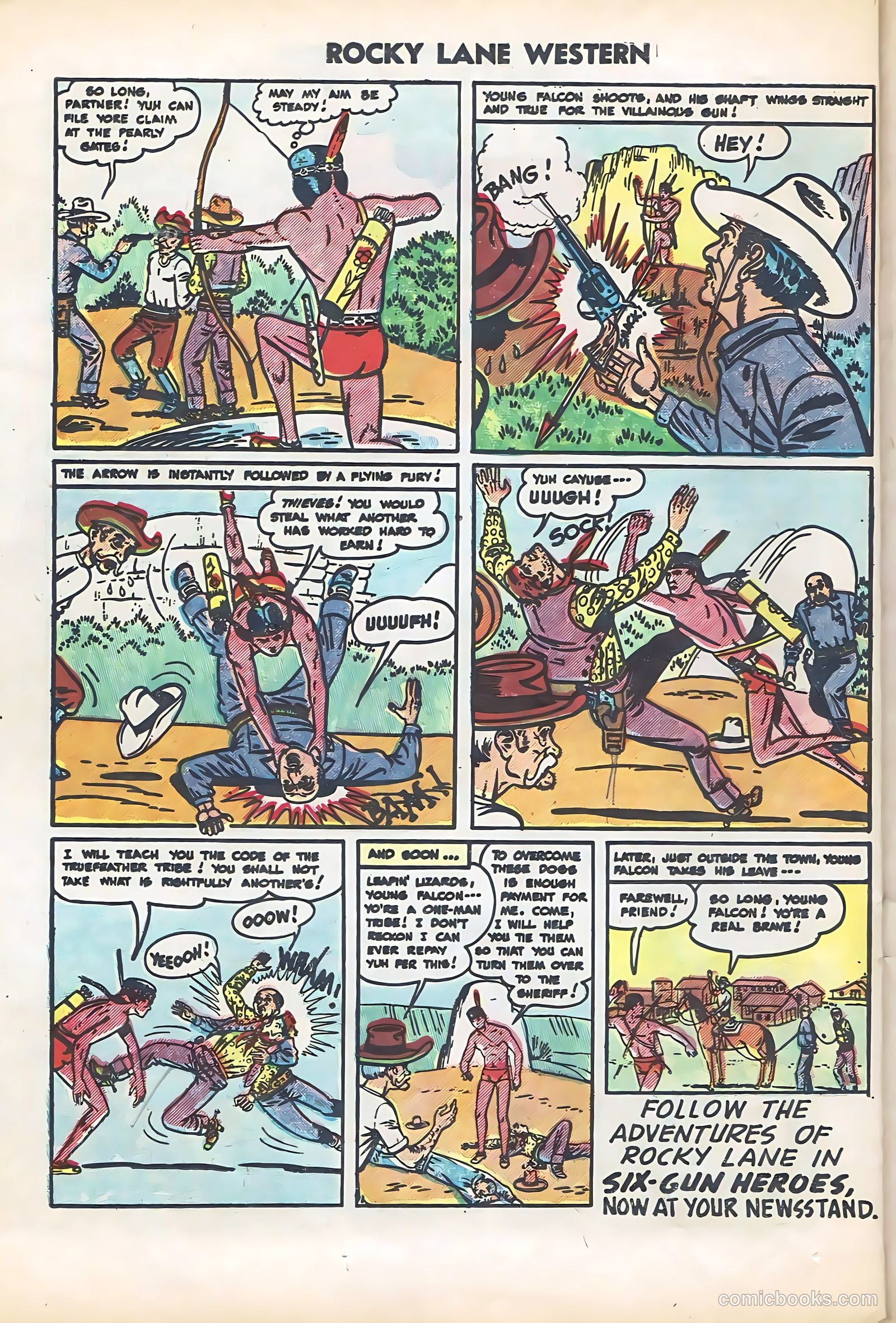 Rocky Lane Western #61 (1951) — page 24 of 36