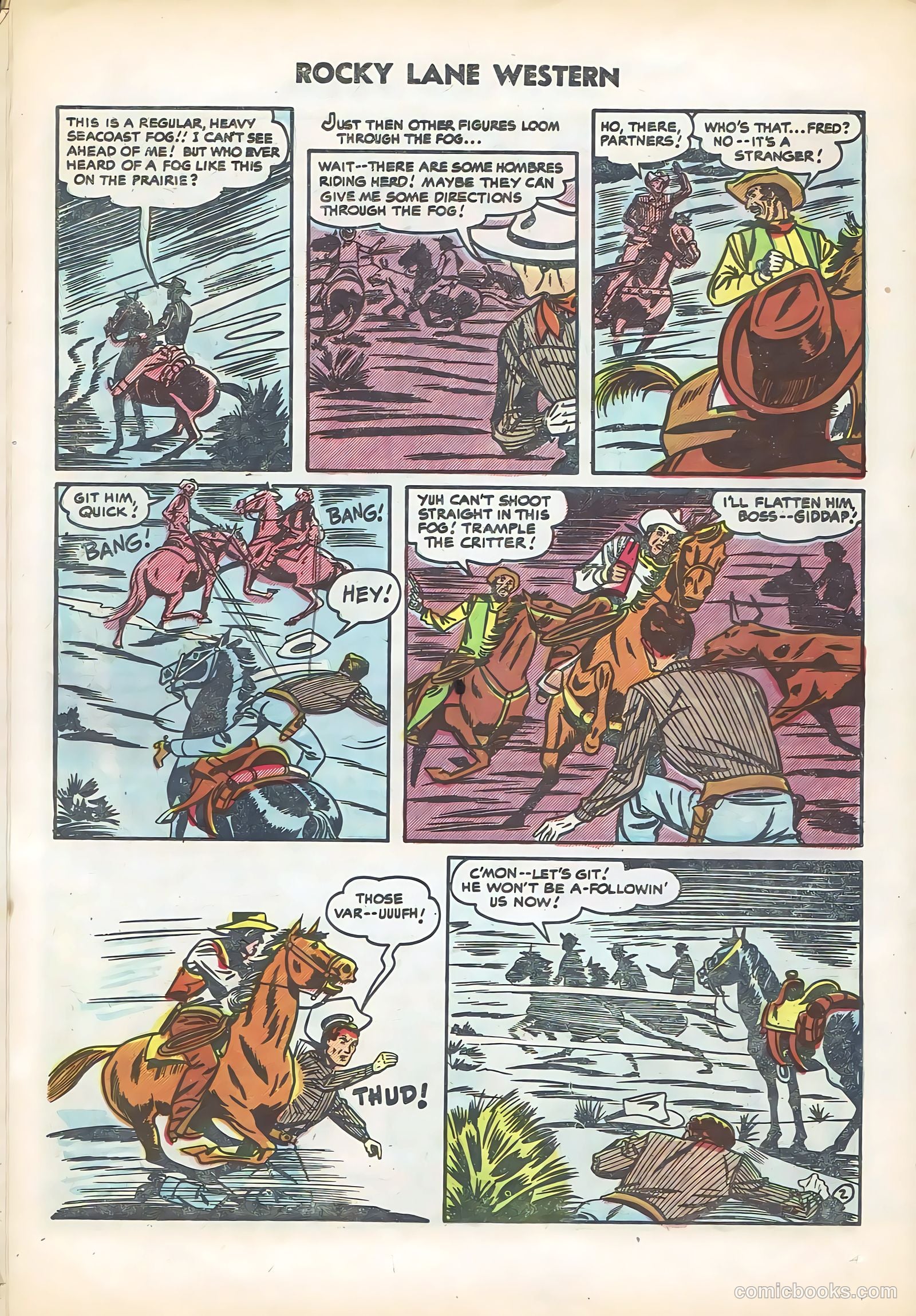 Rocky Lane Western #61 (1951) — page 26 of 36