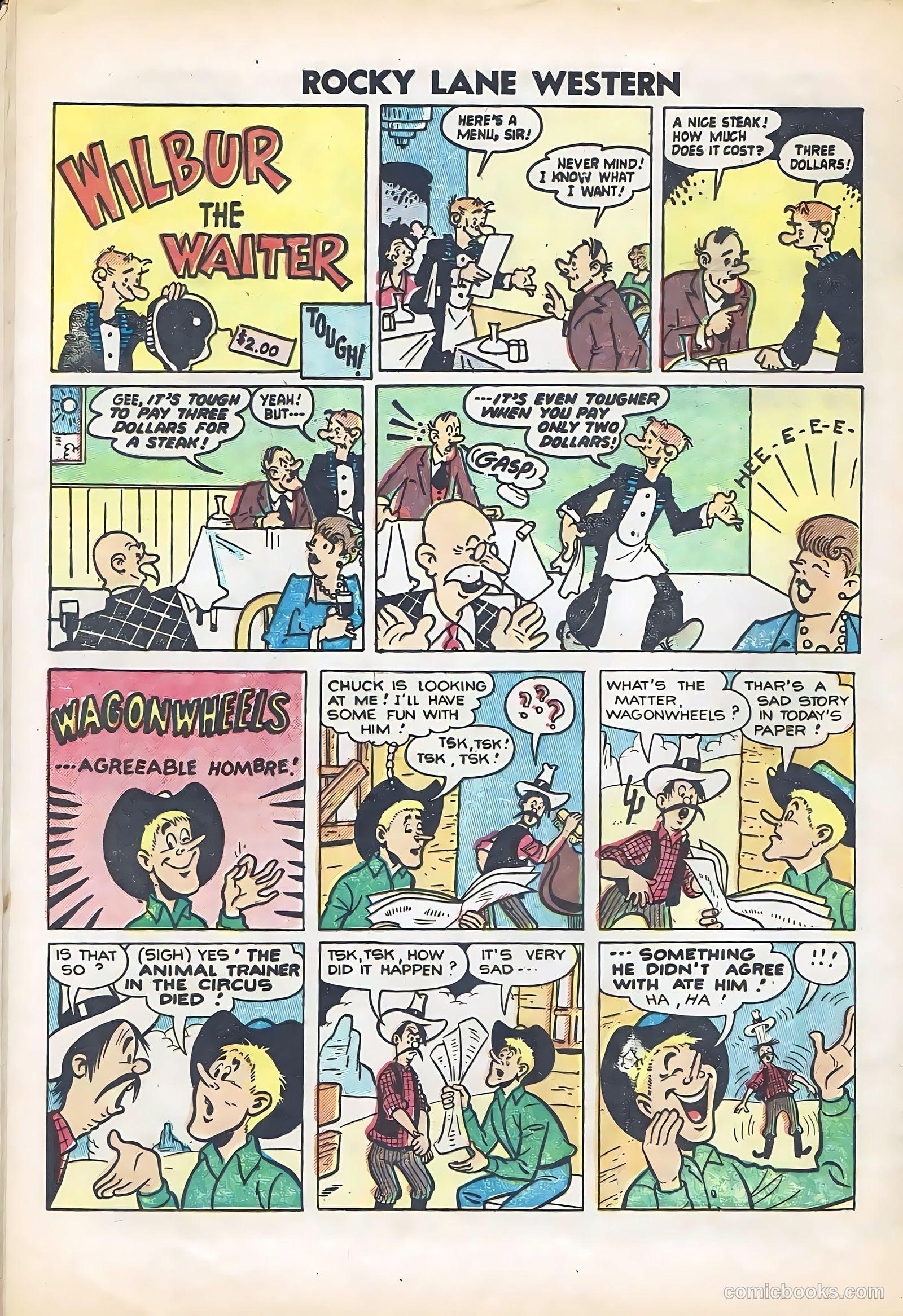 Rocky Lane Western #61 (1951) — page 32 of 36