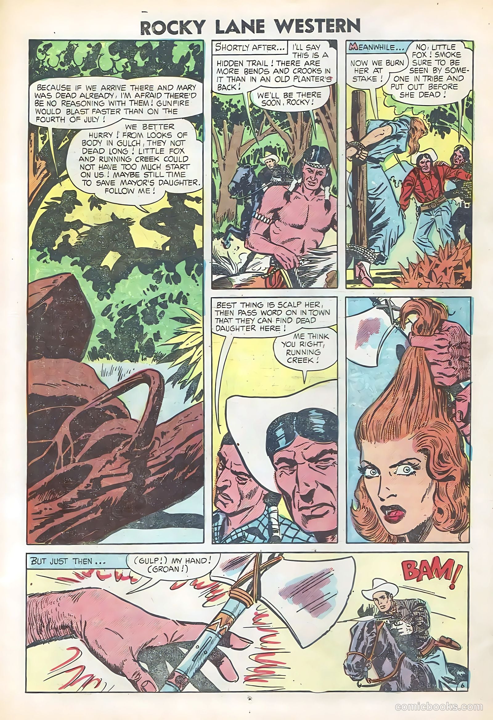 Rocky Lane Western #61 (1954) — page 14 of 36