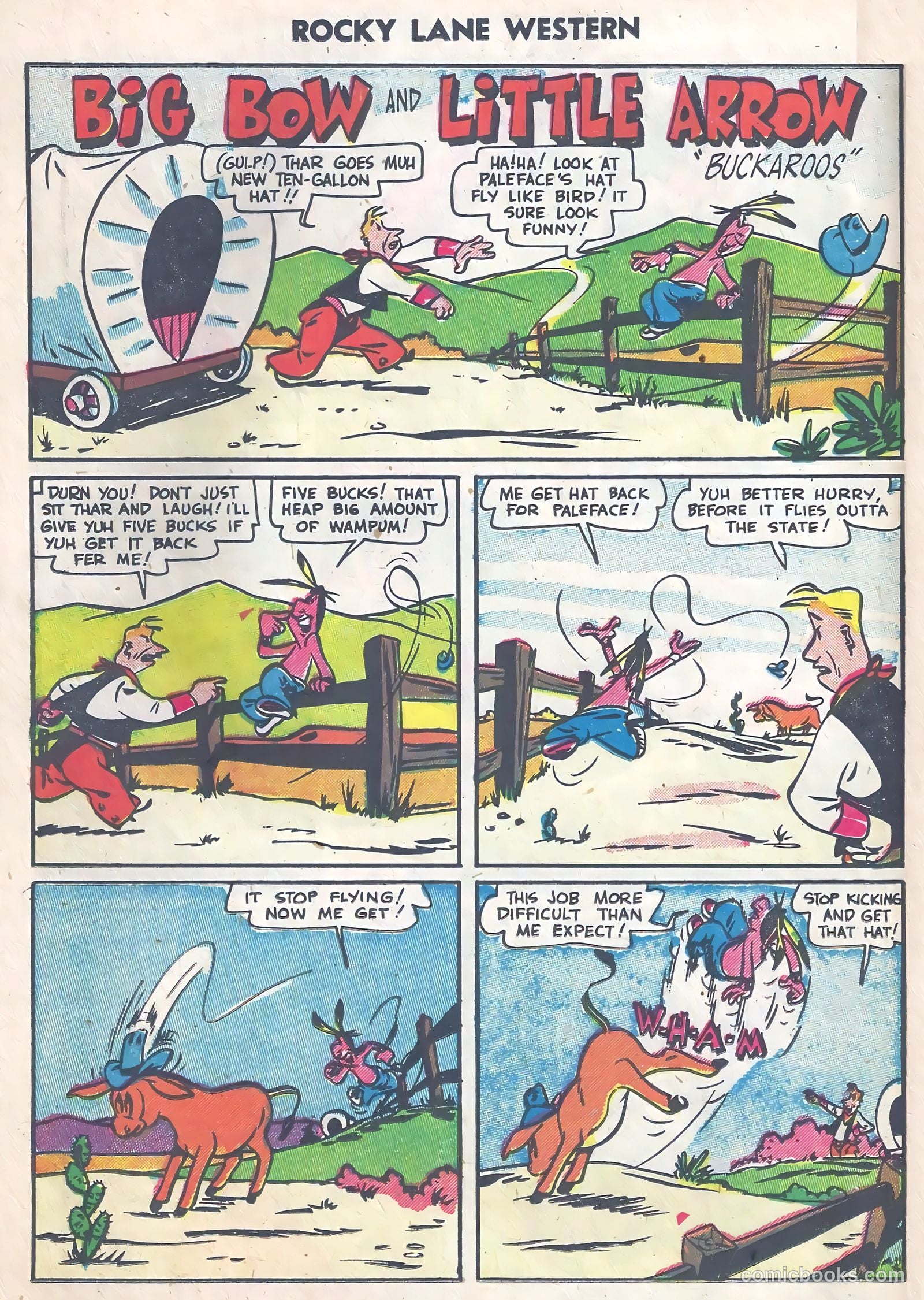 Rocky Lane Western #63 (1954) — page 14 of 36