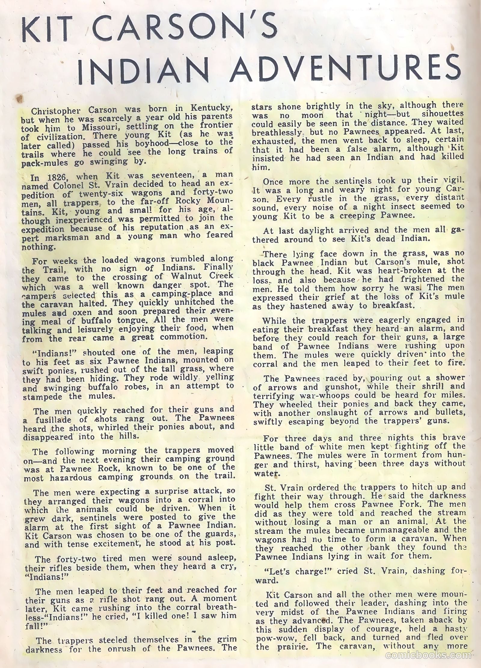 Rocky Lane Western #63 (1954) — page 18 of 36