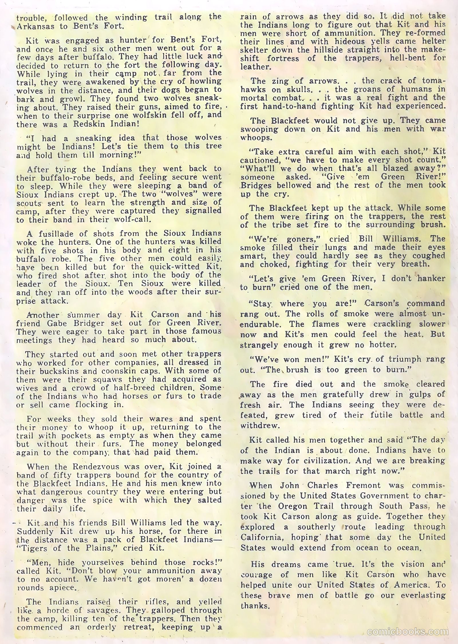 Rocky Lane Western #63 (1954) — page 19 of 36