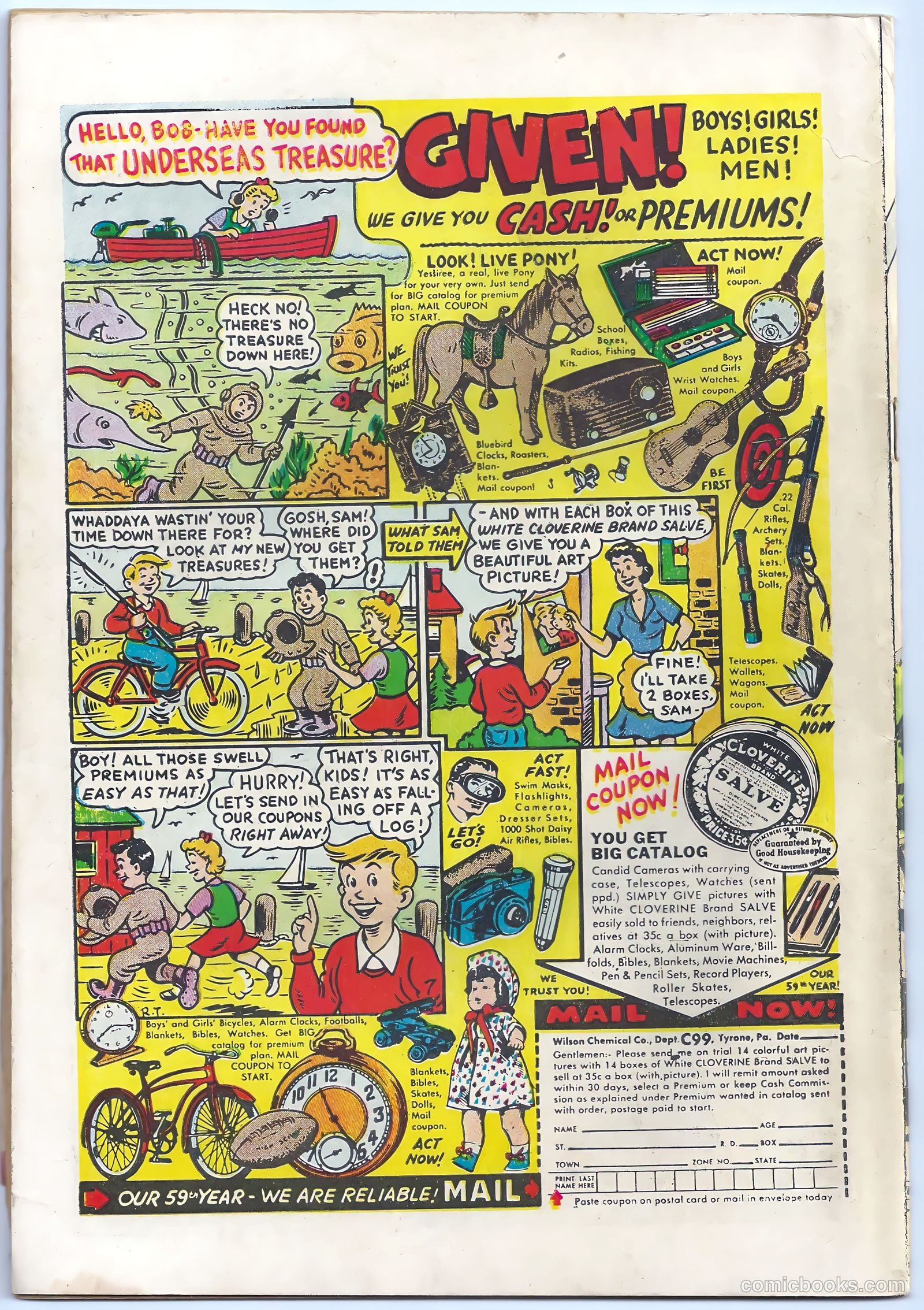 Rocky Lane Western #63 (1954) — page 36 of 36