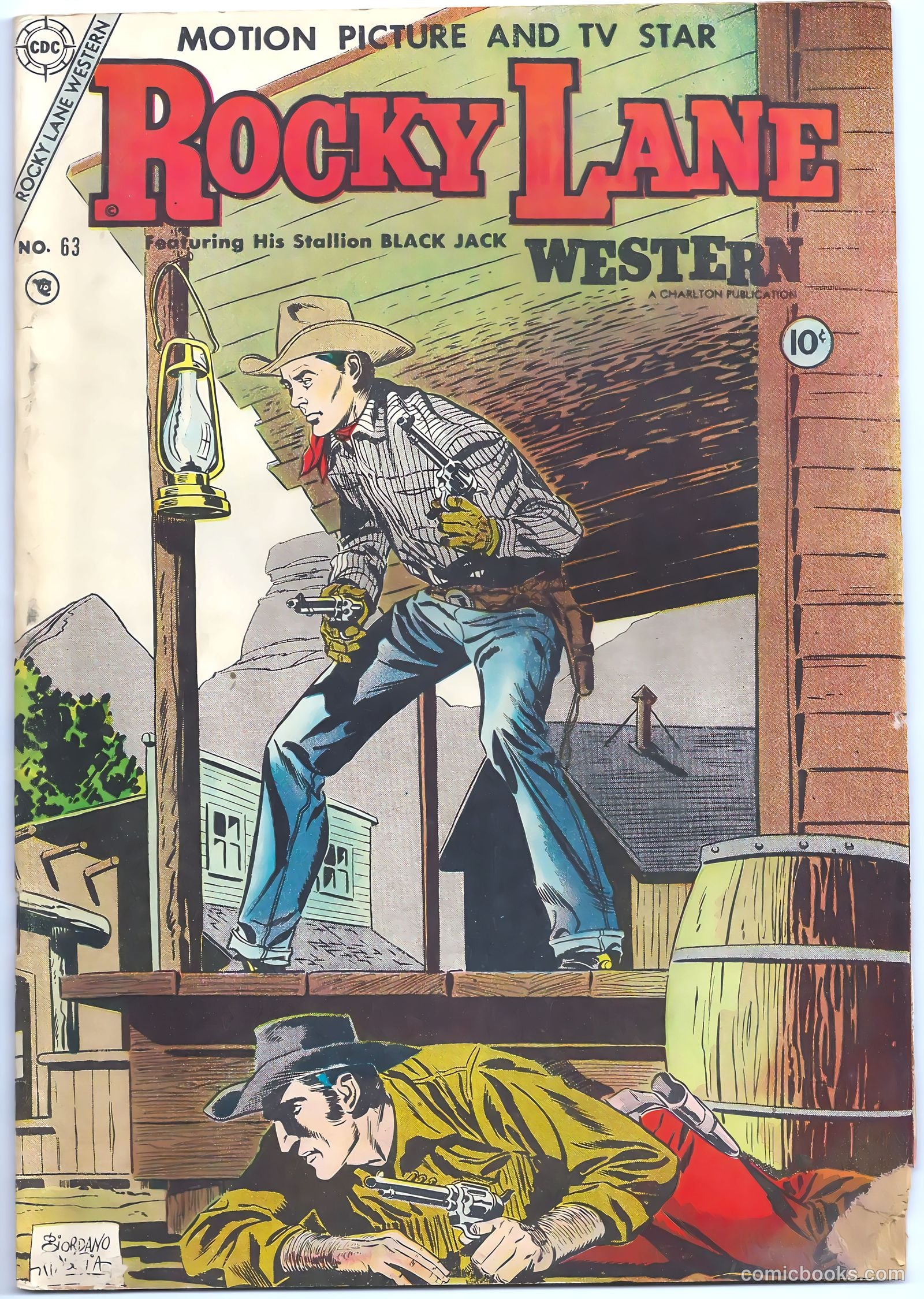 Rocky Lane Western #63 cover