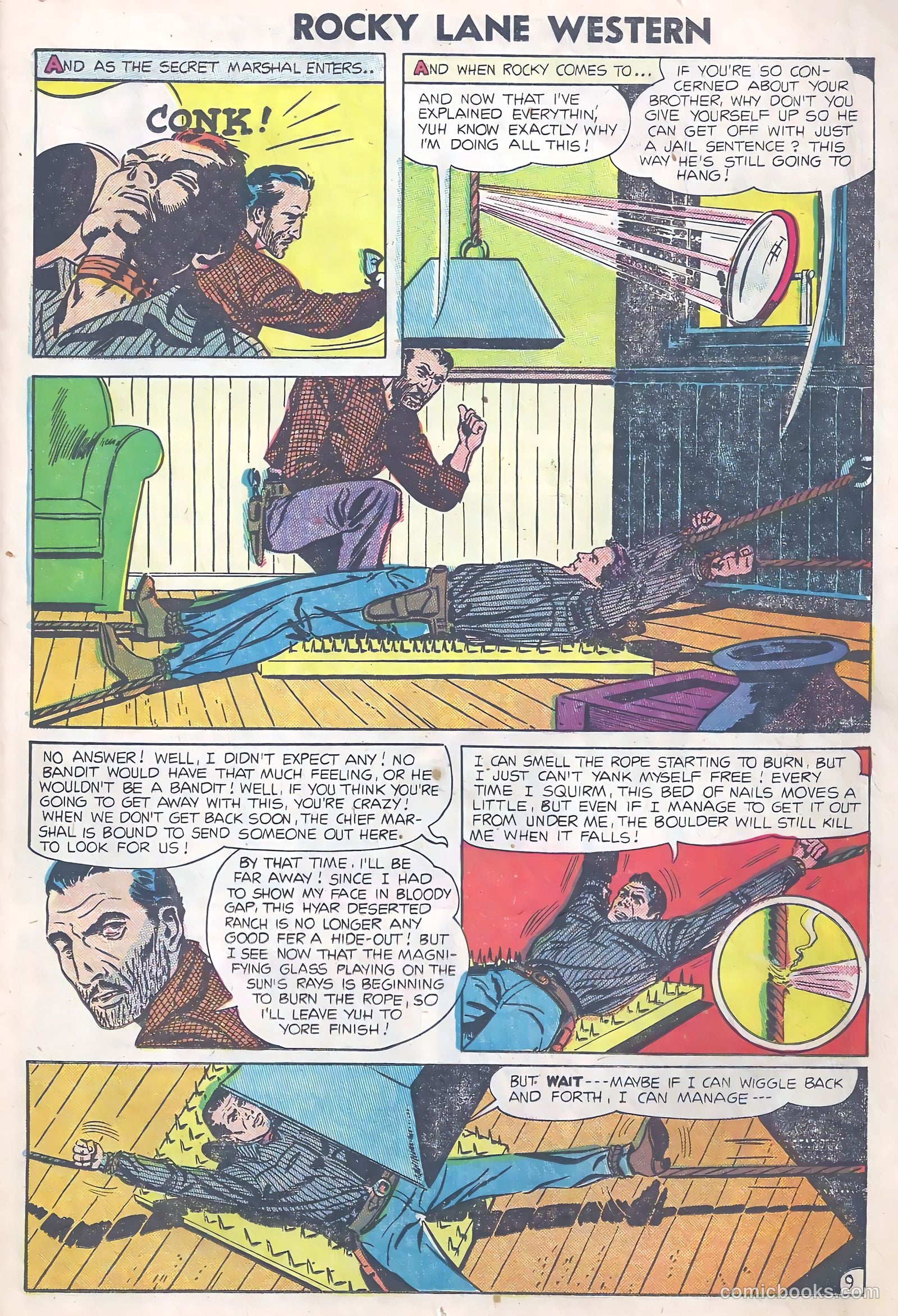 Rocky Lane Western #63 (1954) — page 11 of 37