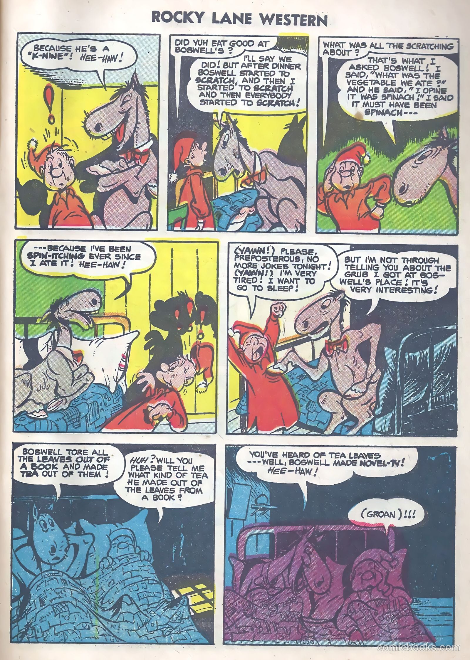 Rocky Lane Western #63 (1954) — page 29 of 37