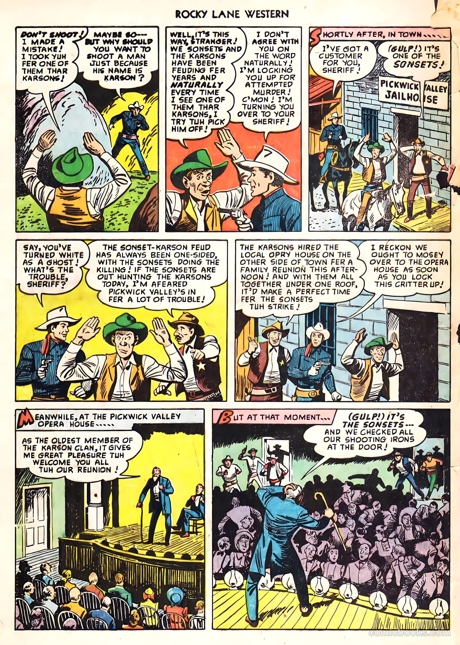 Rocky Lane Western #8 (1949) — page 3 of 50