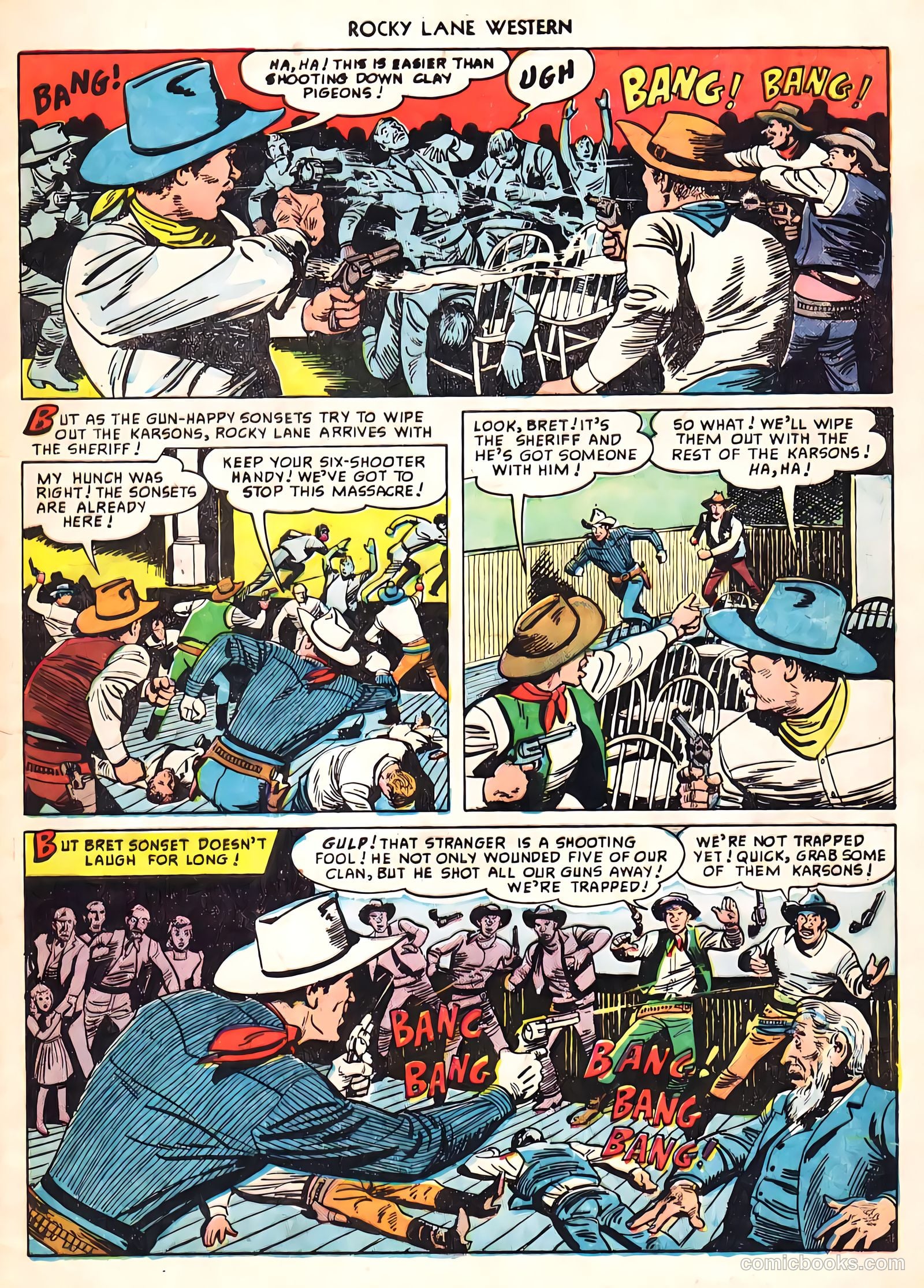 Rocky Lane Western #8 (1949) — page 4 of 50