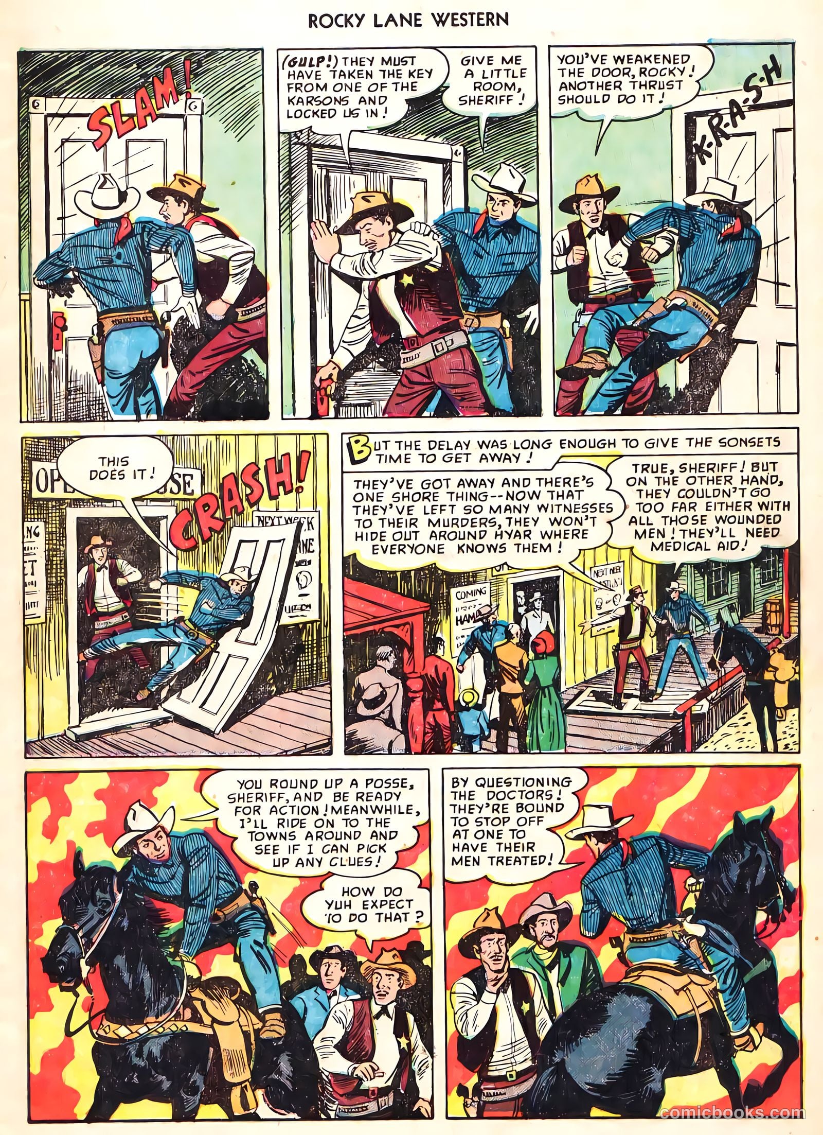 Rocky Lane Western #8 (1949) — page 6 of 50