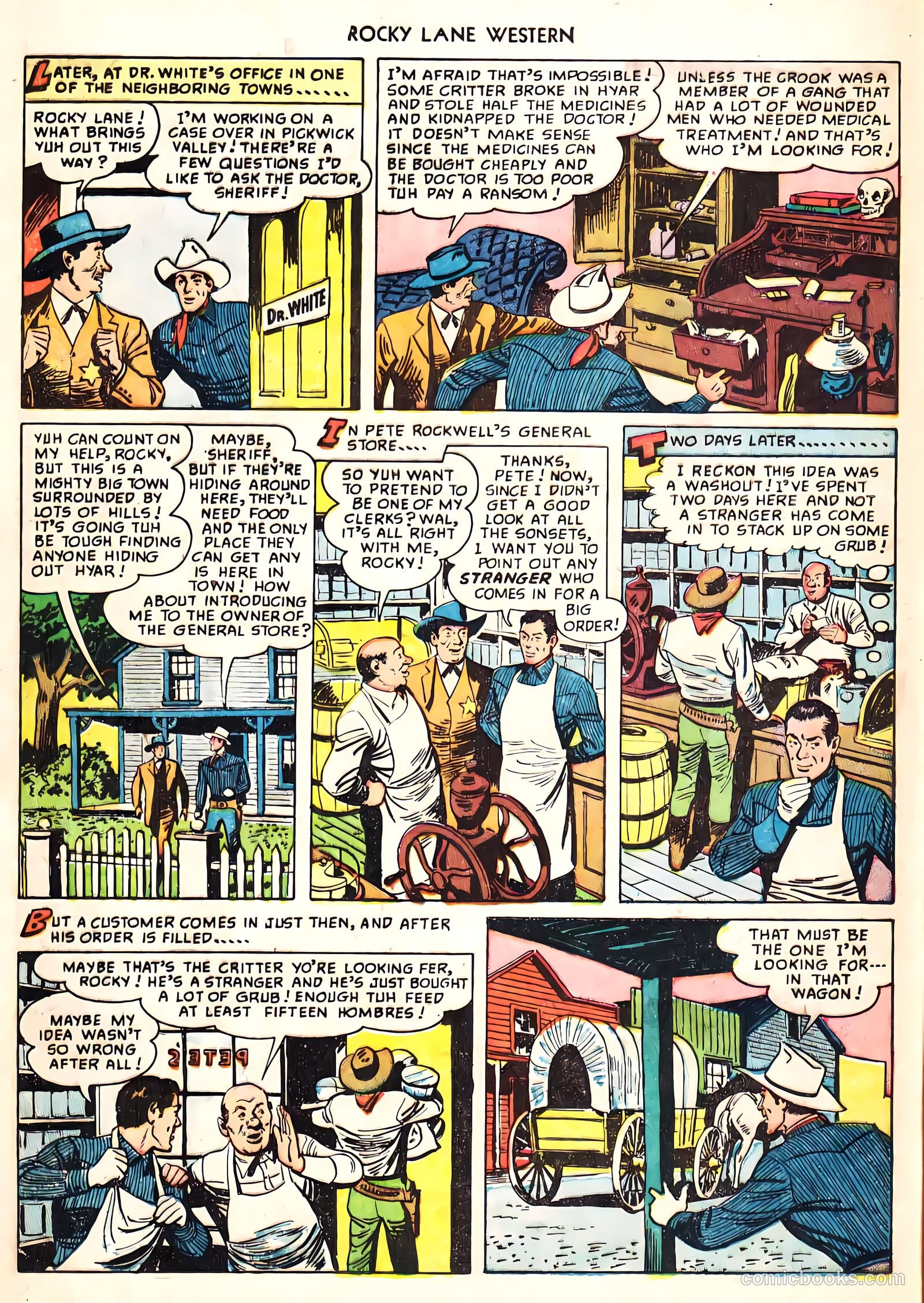 Rocky Lane Western #8 (1949) — page 7 of 50
