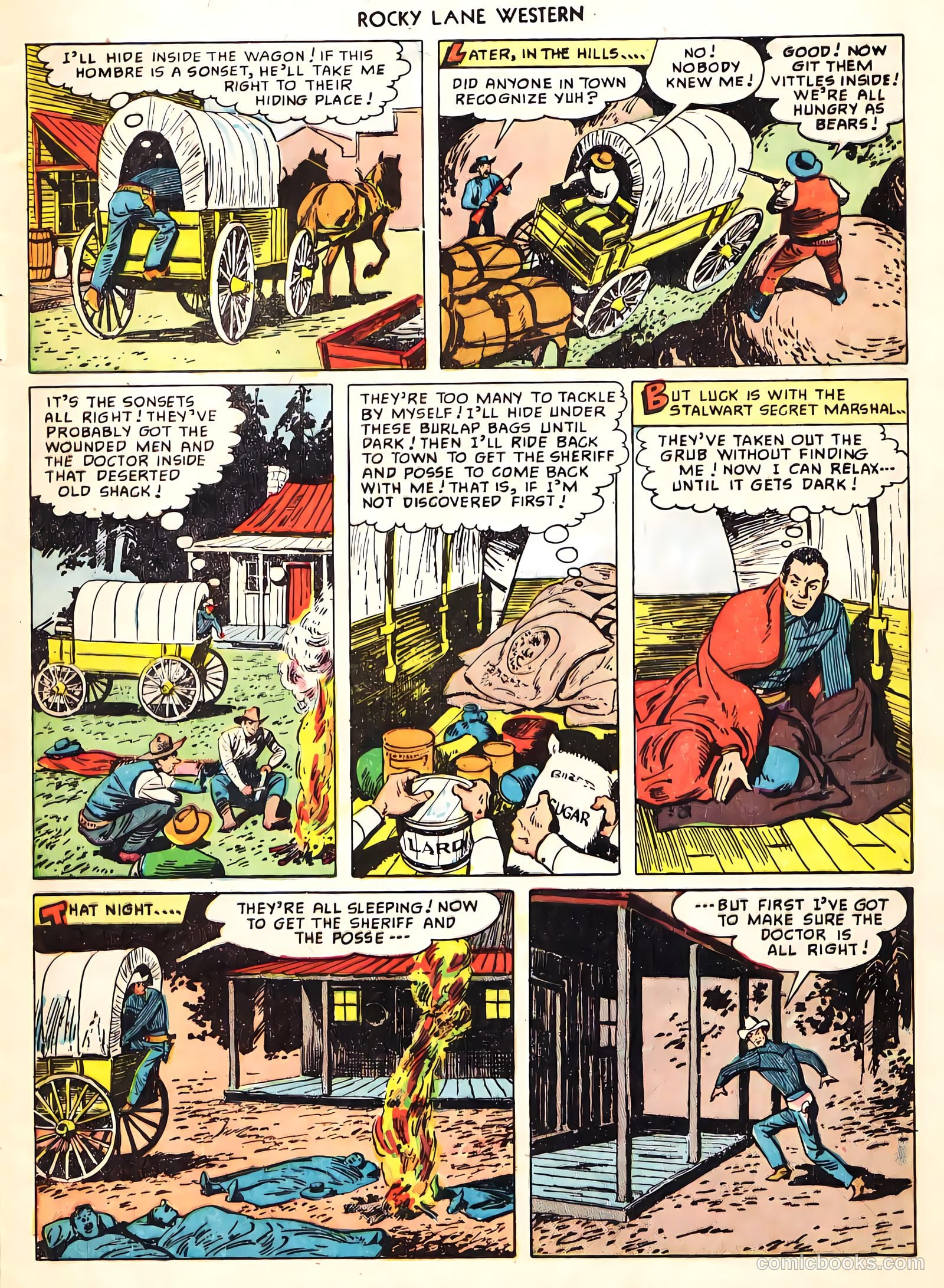 Rocky Lane Western #8 (1949) — page 8 of 50