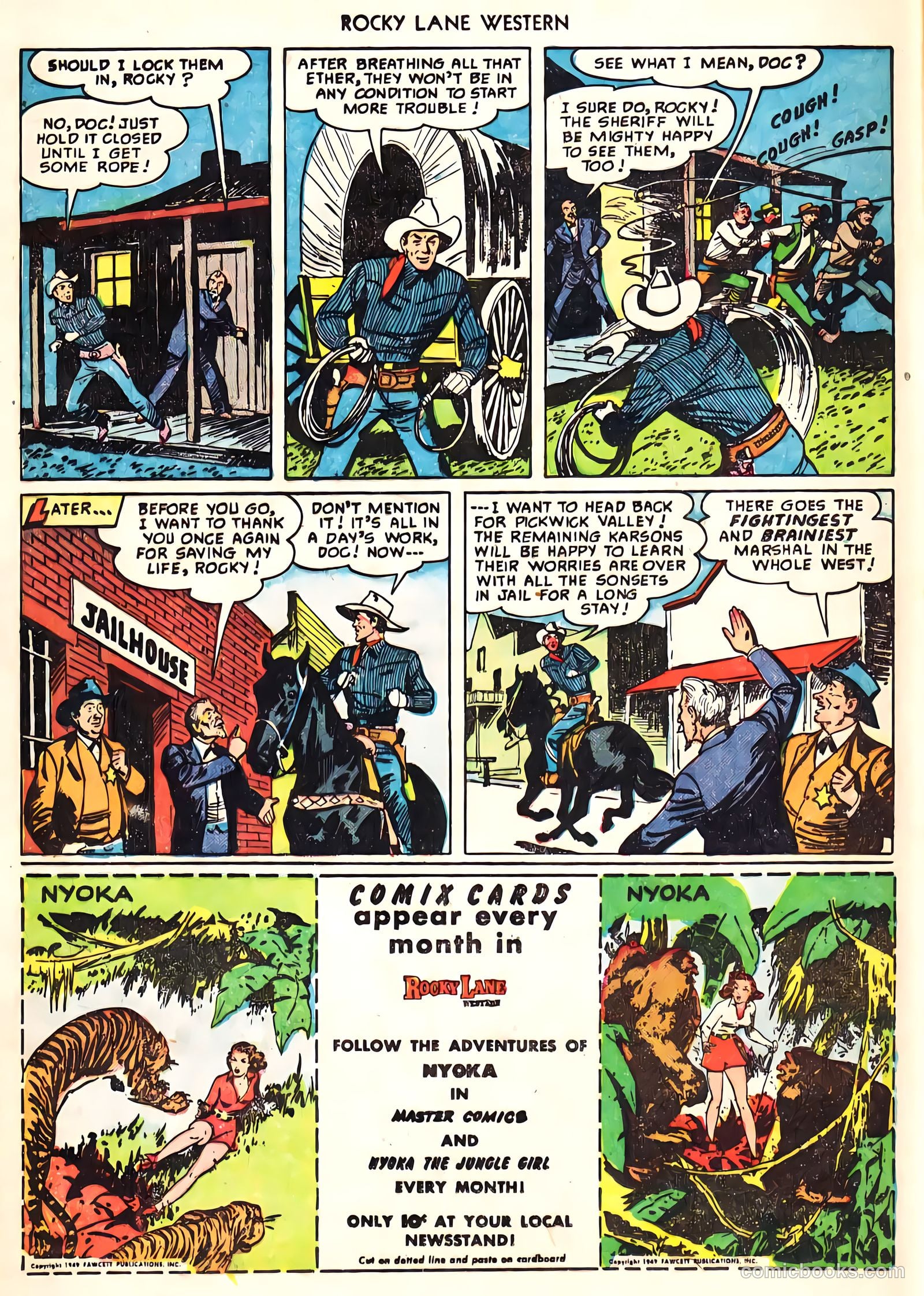 Rocky Lane Western #8 (1949) — page 11 of 50