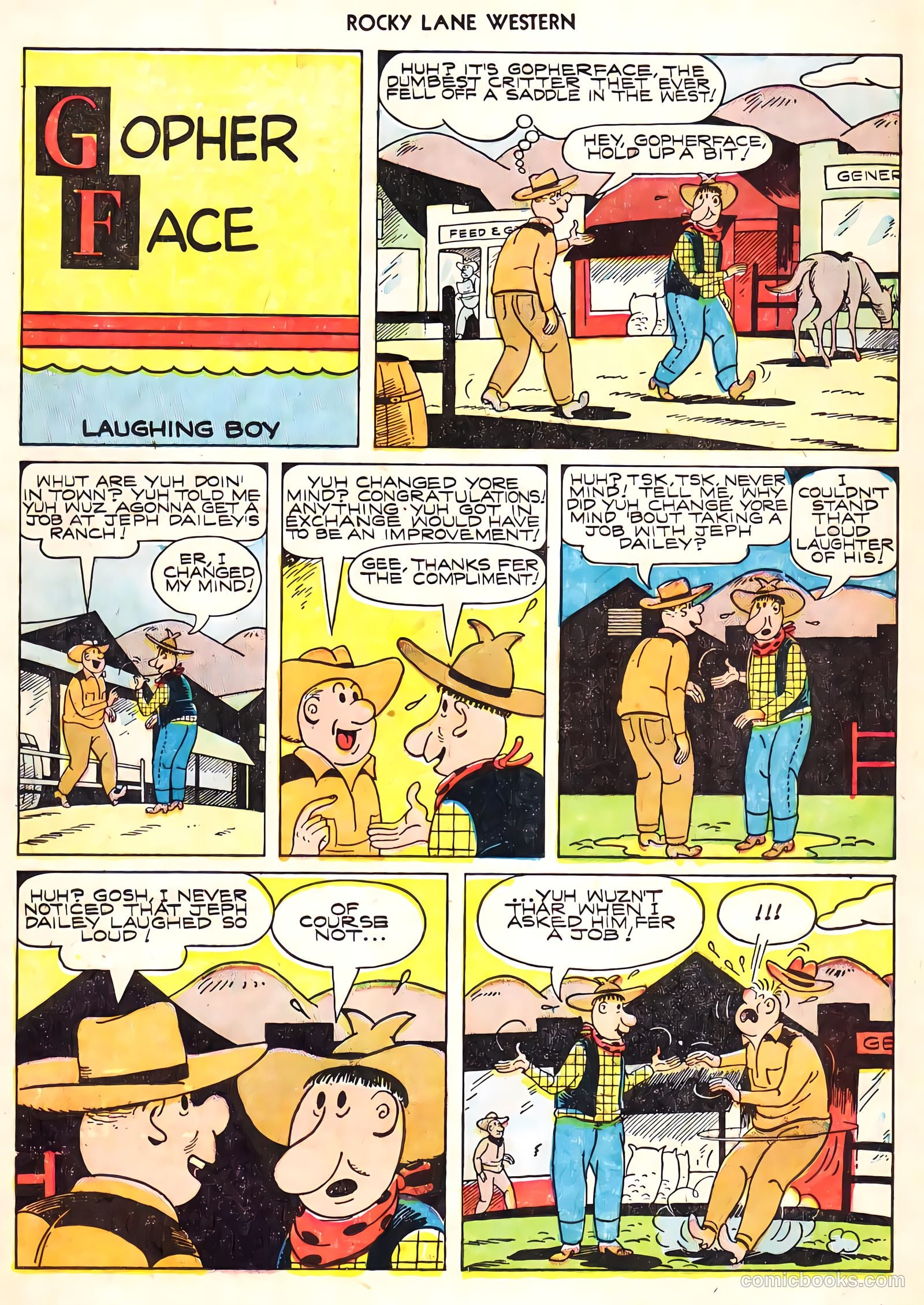 Rocky Lane Western #8 (1949) — page 13 of 50