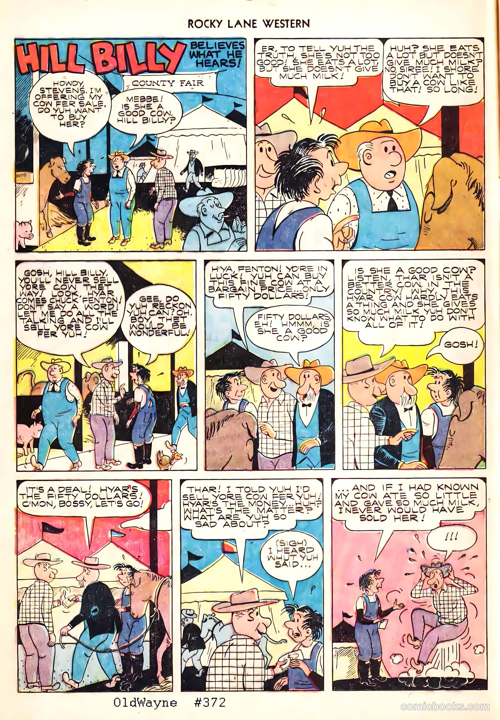 Rocky Lane Western #8 (1949) — page 15 of 50