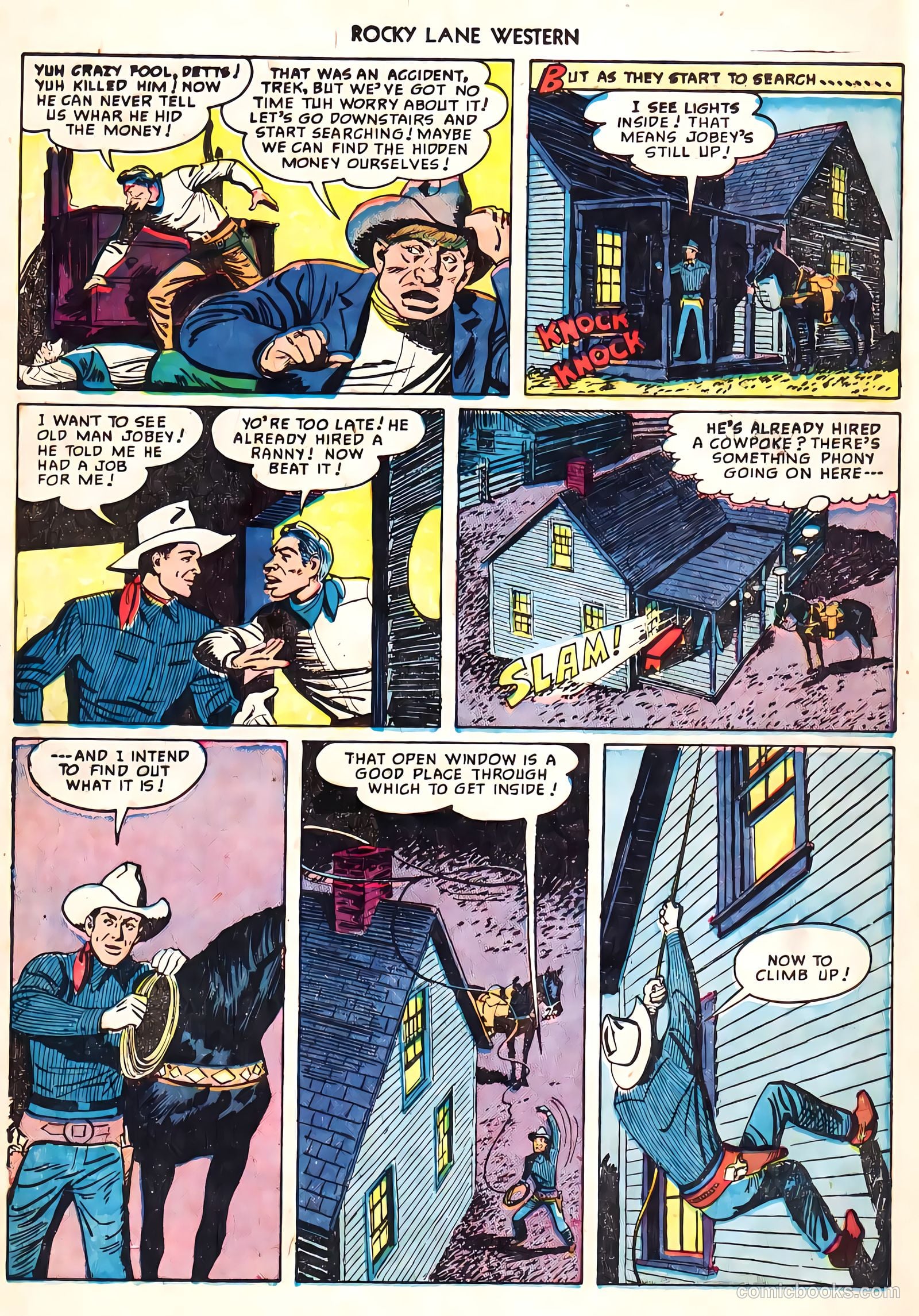 Rocky Lane Western #8 (1949) — page 17 of 50