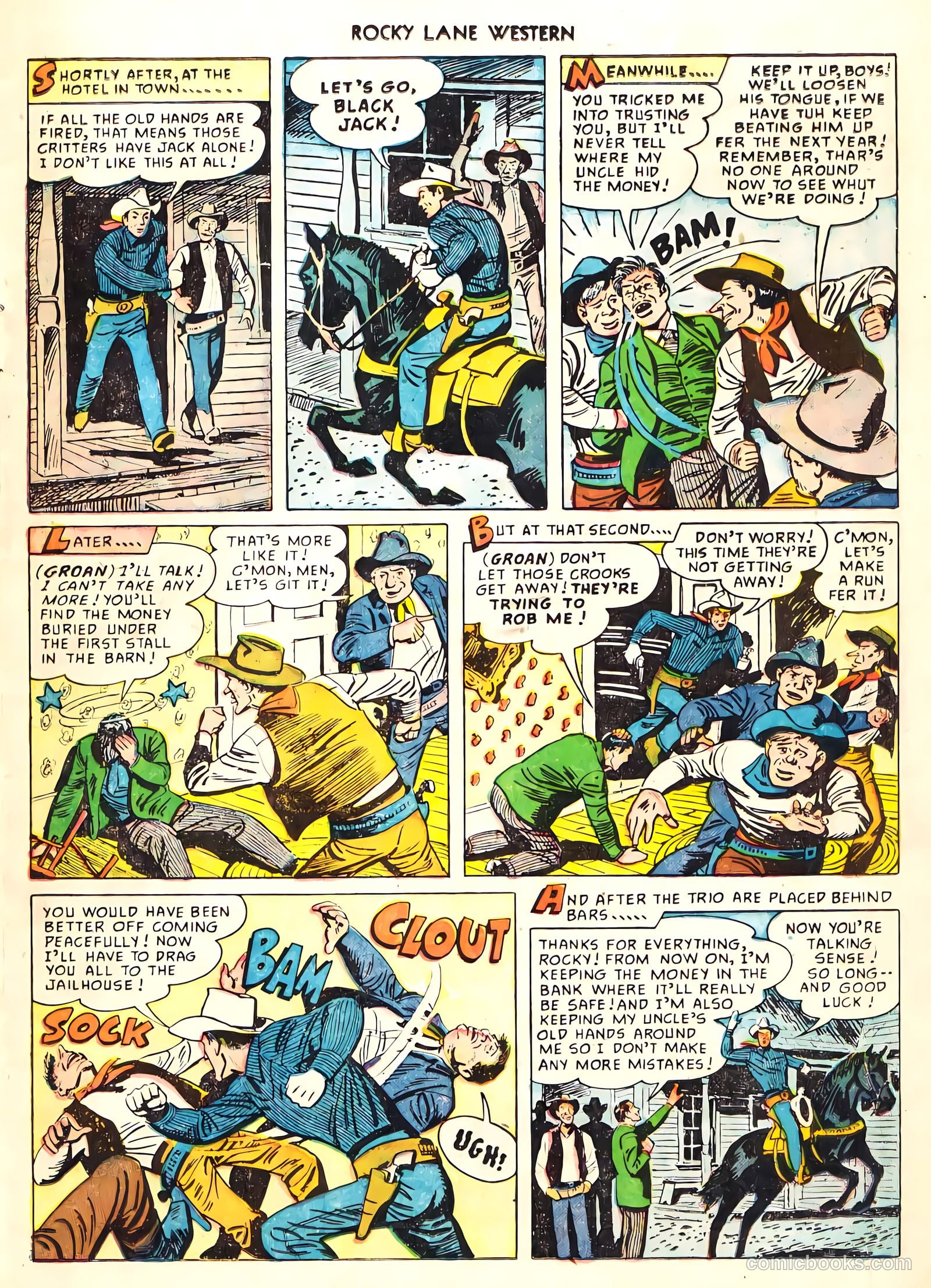 Rocky Lane Western #8 (1949) — page 22 of 50