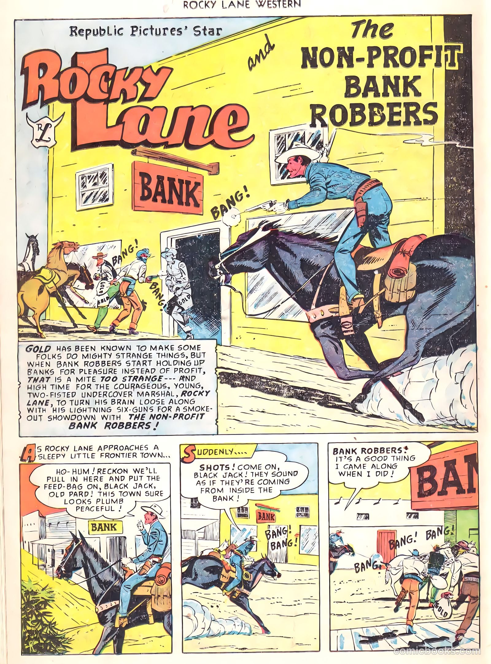 Rocky Lane Western #8 (1949) — page 25 of 50
