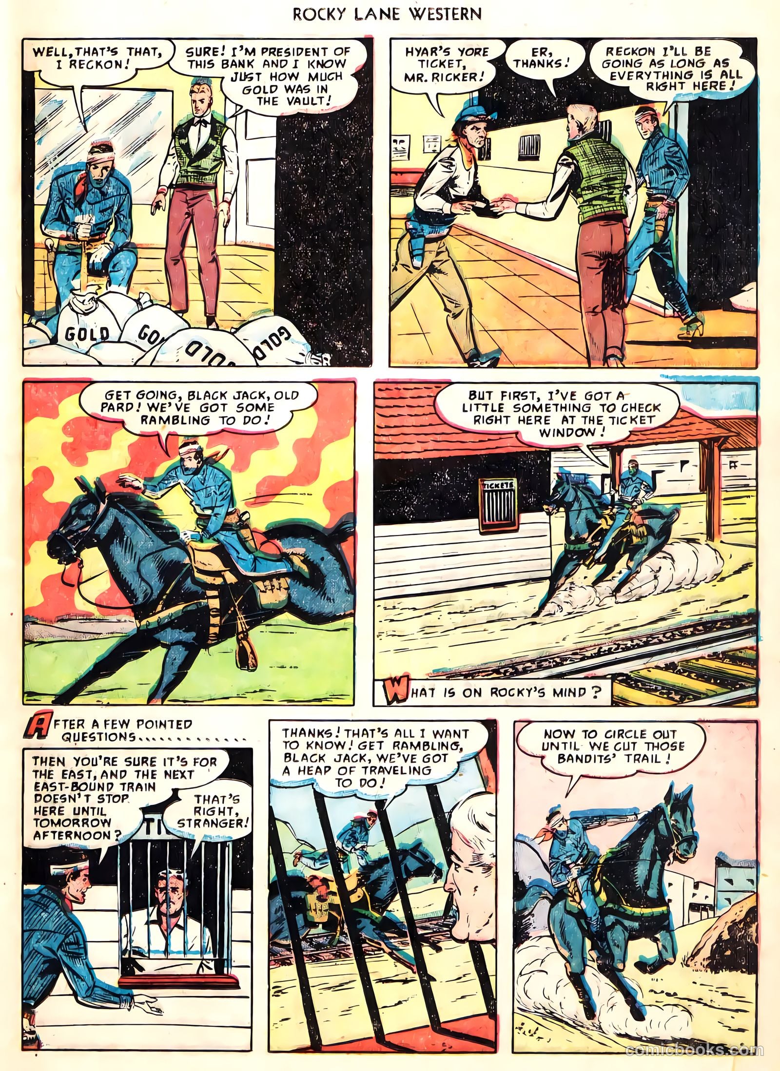Rocky Lane Western #8 (1949) — page 28 of 50
